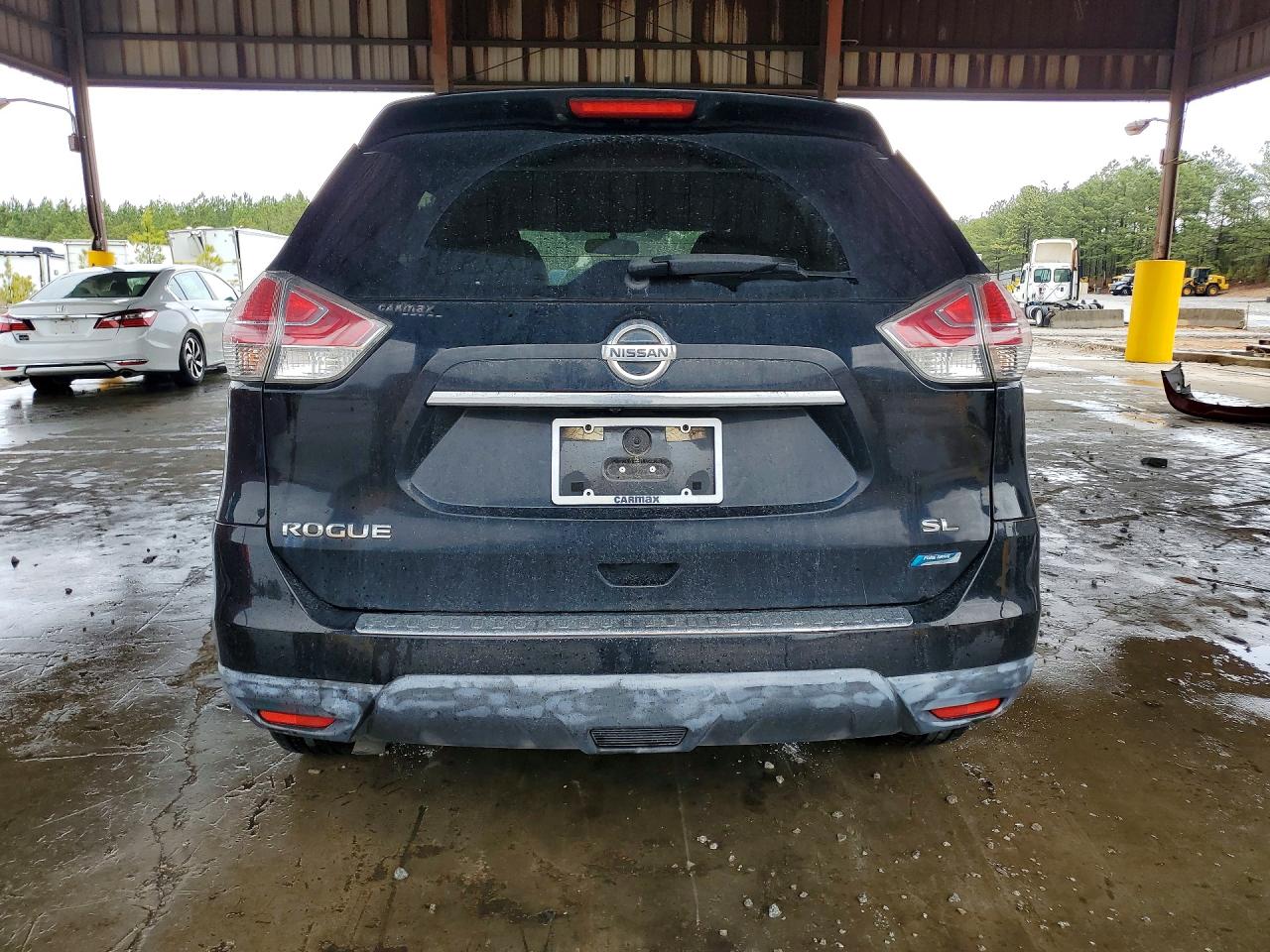 2014 Nissan Rogue Sl Blue vin: 5N1AT2MT6EC767364