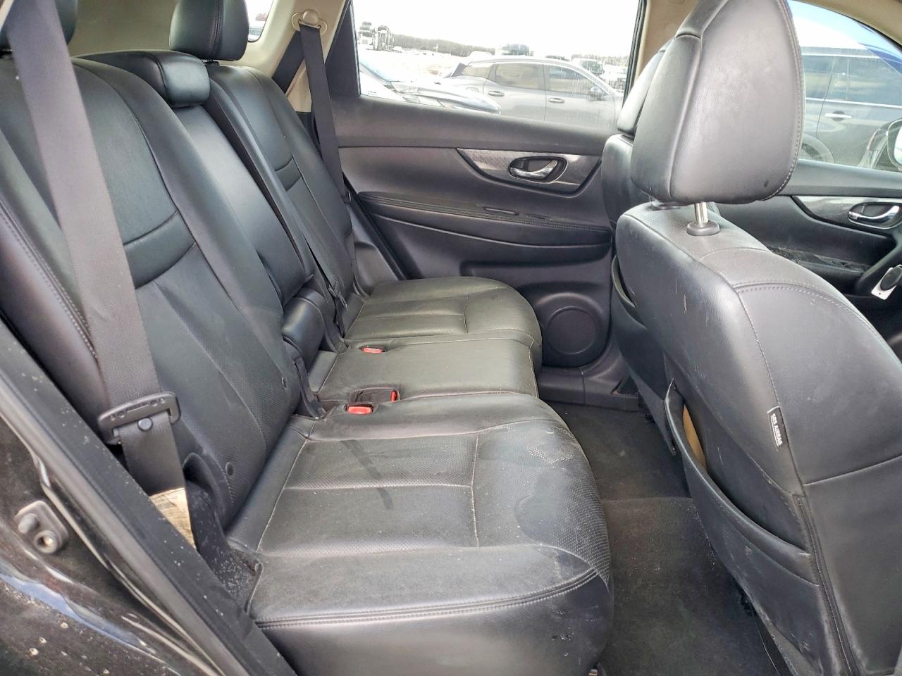 2014 Nissan Rogue Sl Black vin: 5N1AT2MT6EC779028