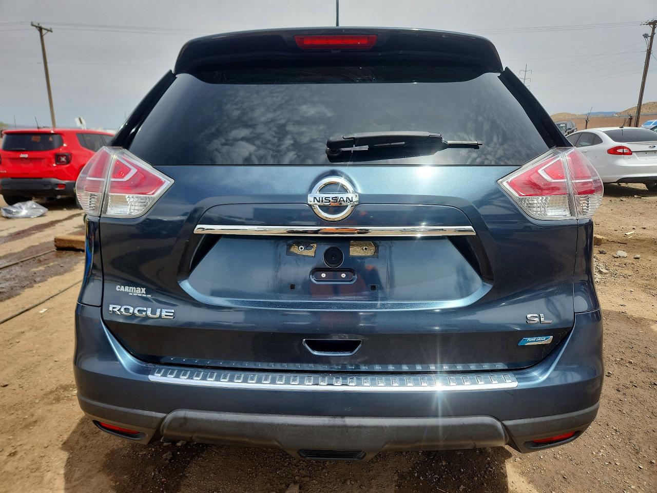 2014 Nissan Rogue Sl Угольный vin: 5N1AT2MT6EC789669