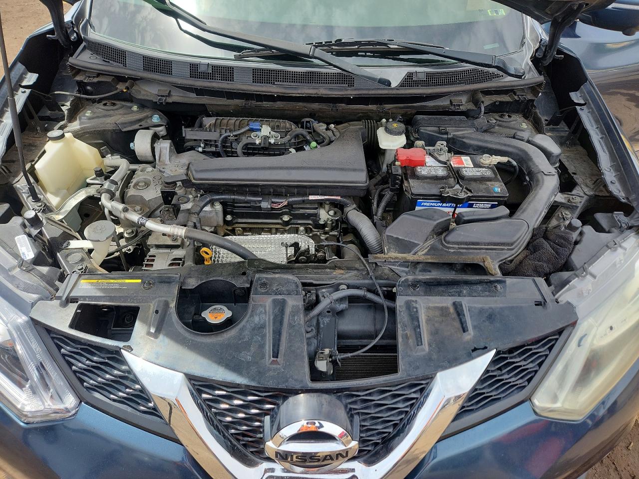 2014 Nissan Rogue Sl Угольный vin: 5N1AT2MT6EC789669
