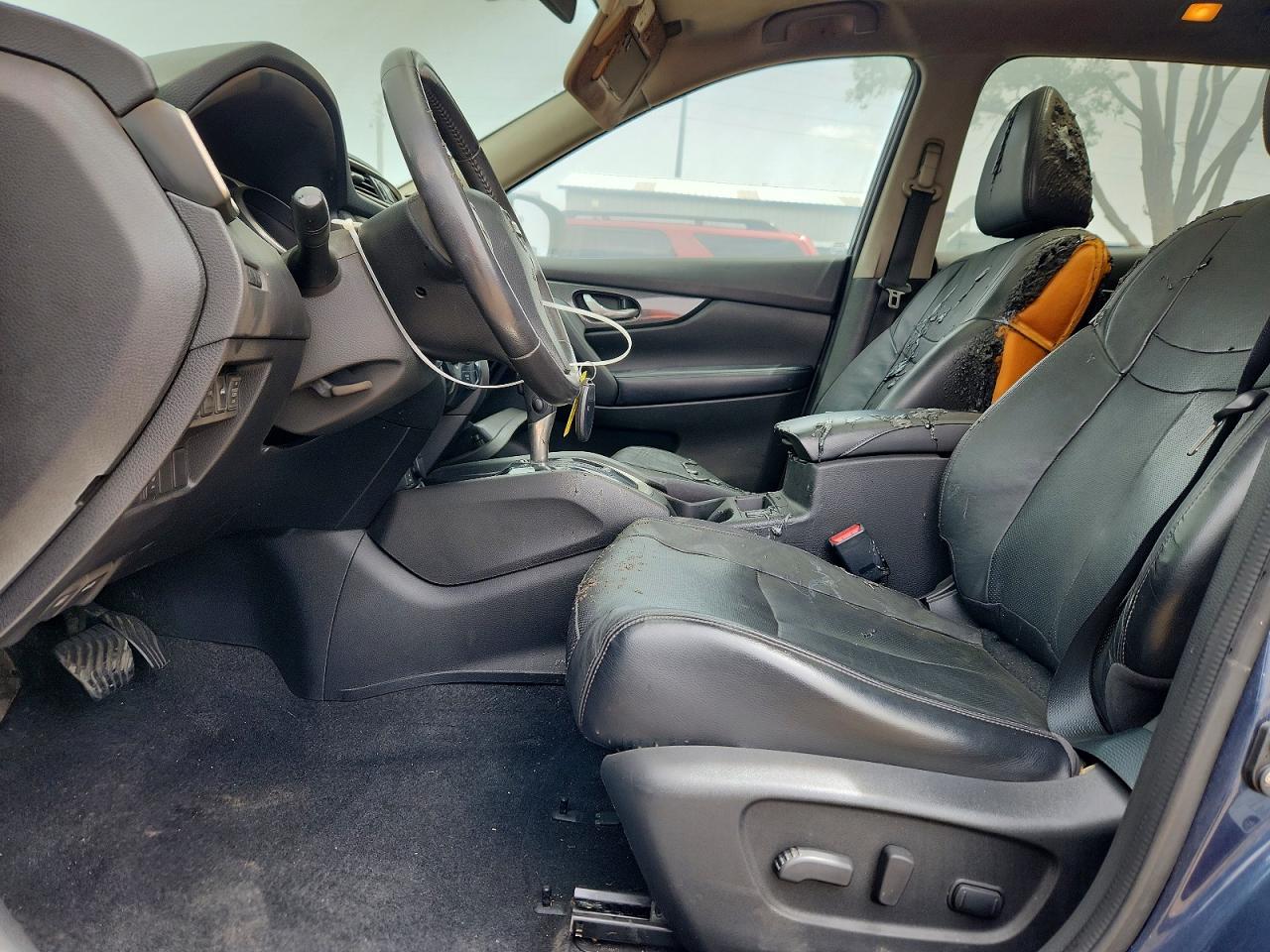 2014 Nissan Rogue Sl Угольный vin: 5N1AT2MT6EC789669