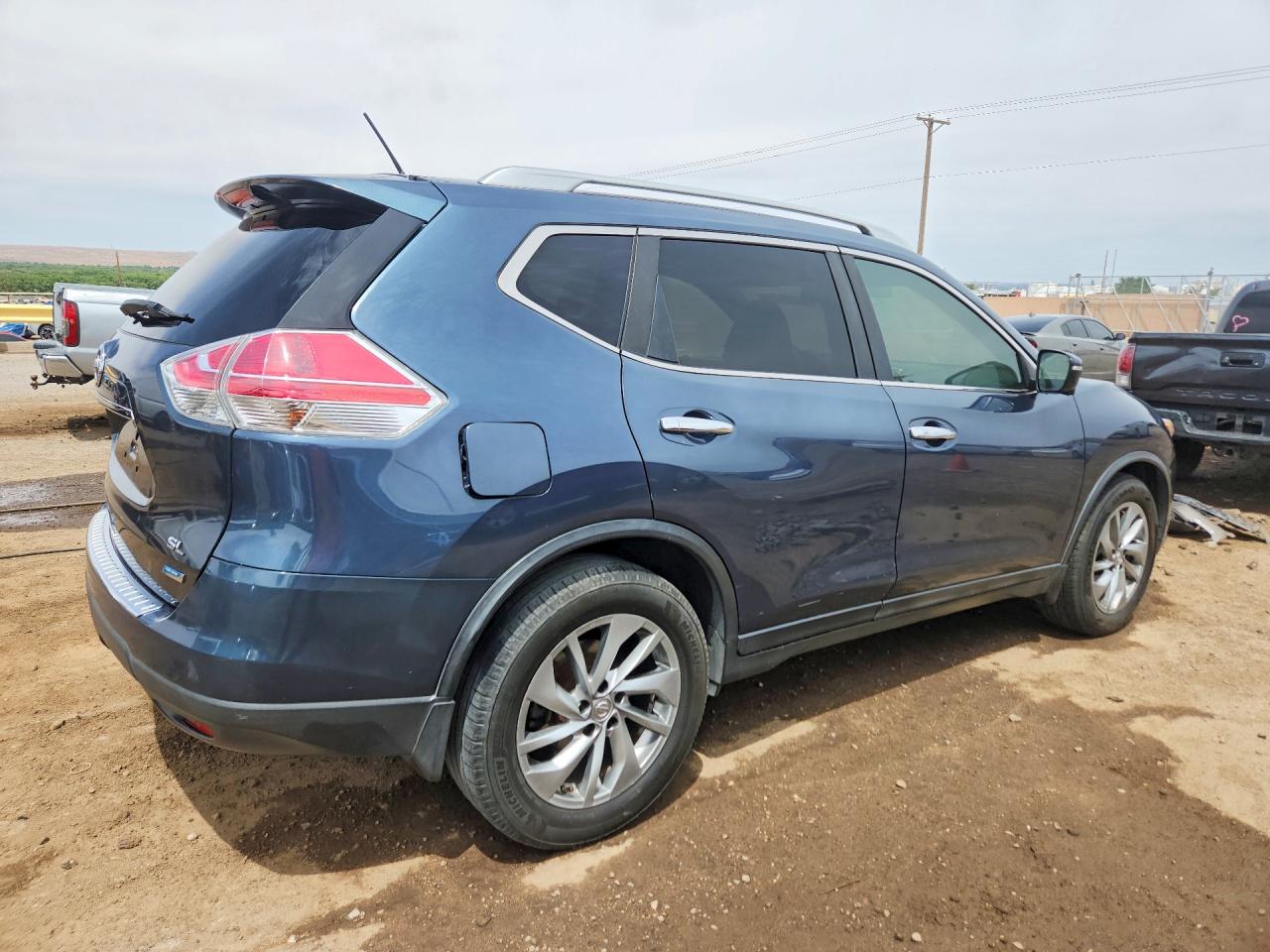 2014 Nissan Rogue Sl Угольный vin: 5N1AT2MT6EC789669