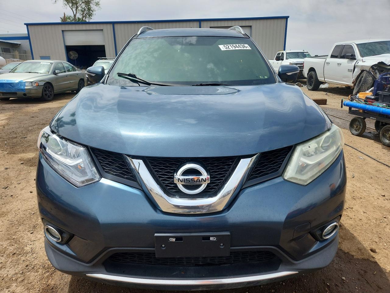 2014 Nissan Rogue Sl Угольный vin: 5N1AT2MT6EC789669