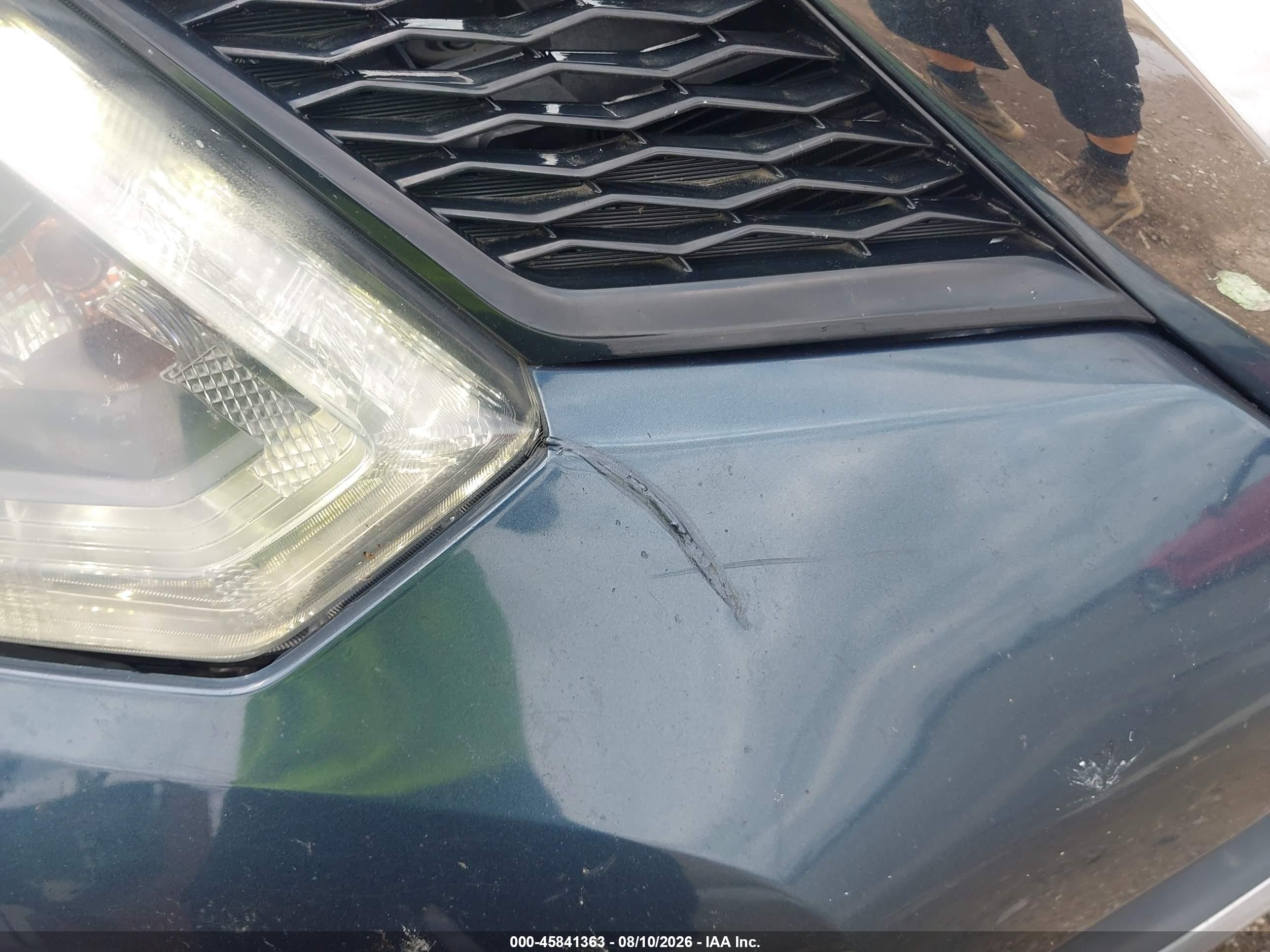2014 Nissan Rogue S Blue vin: 5N1AT2MT6EC793799