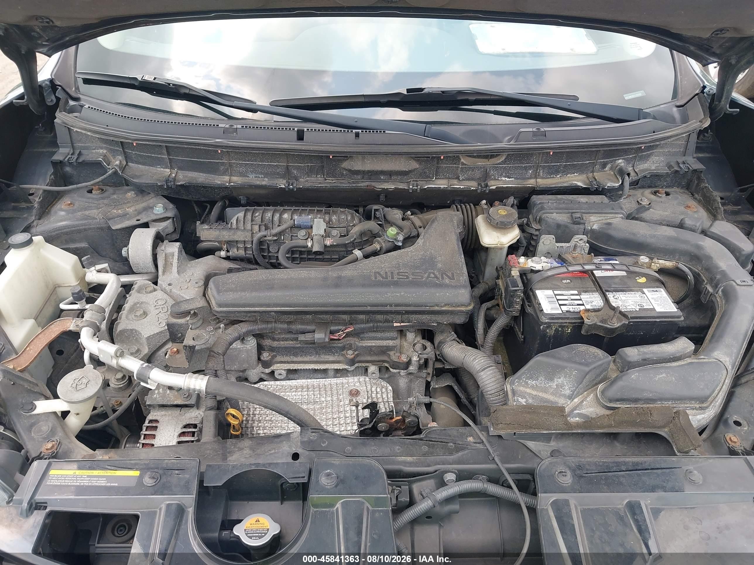 2014 Nissan Rogue S Blue vin: 5N1AT2MT6EC793799