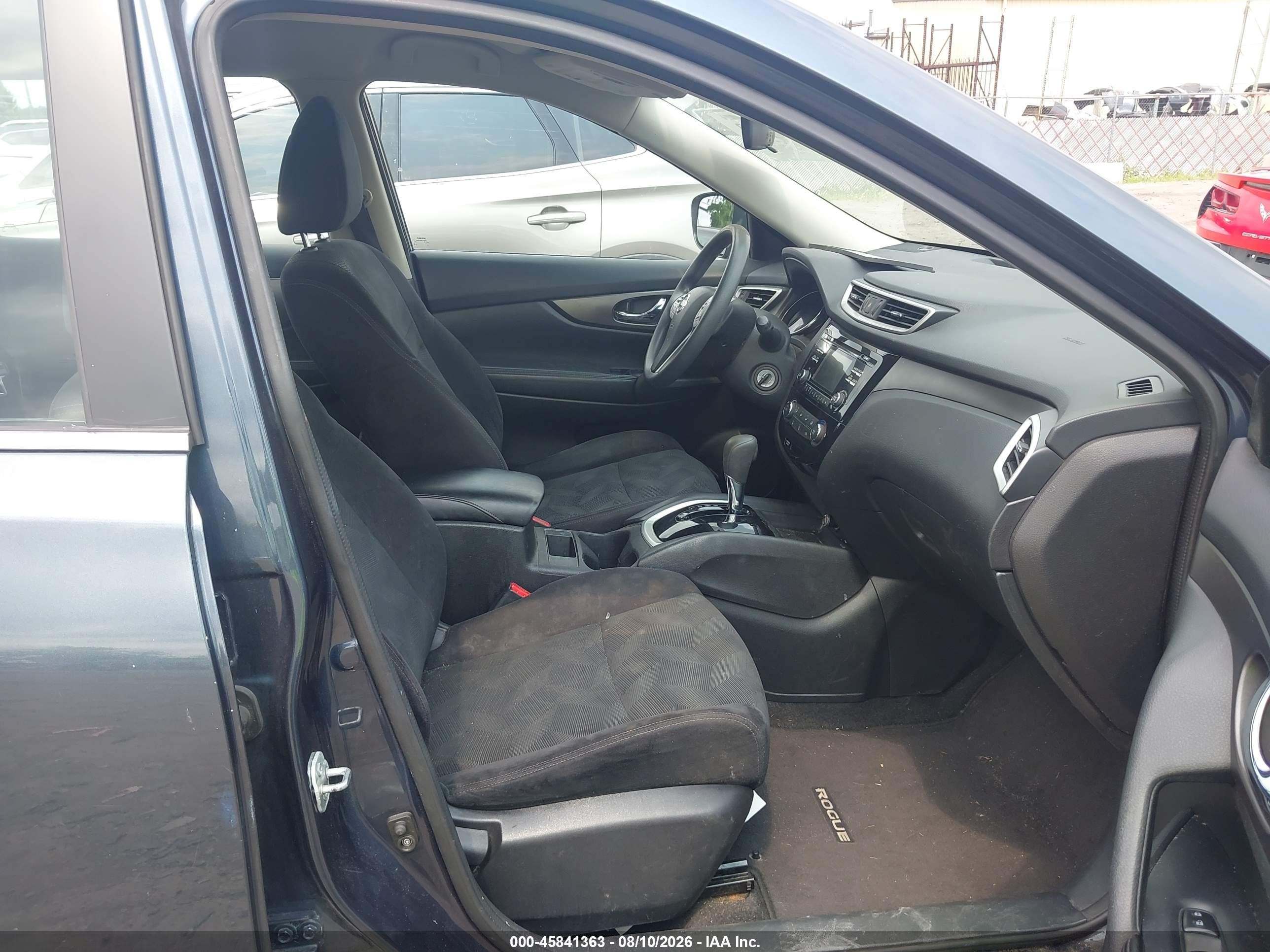 2014 Nissan Rogue S Blue vin: 5N1AT2MT6EC793799