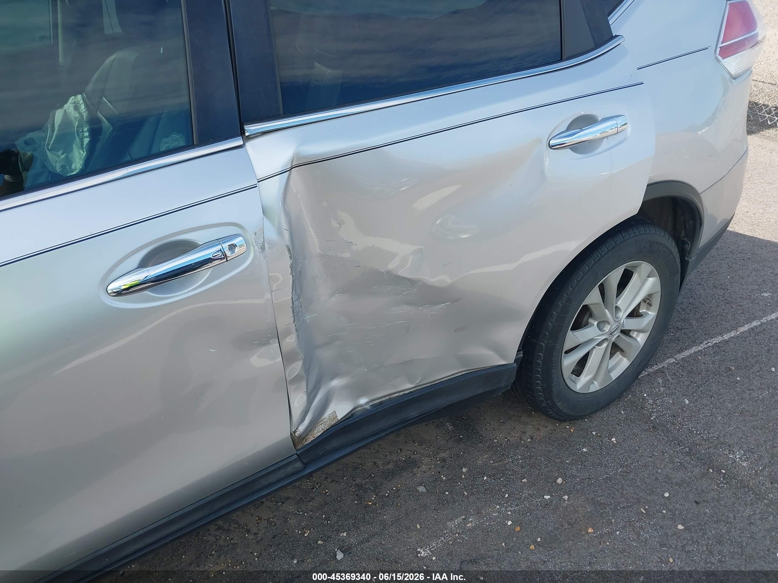2014 Nissan Rogue Sv Gray vin: 5N1AT2MT6EC801223