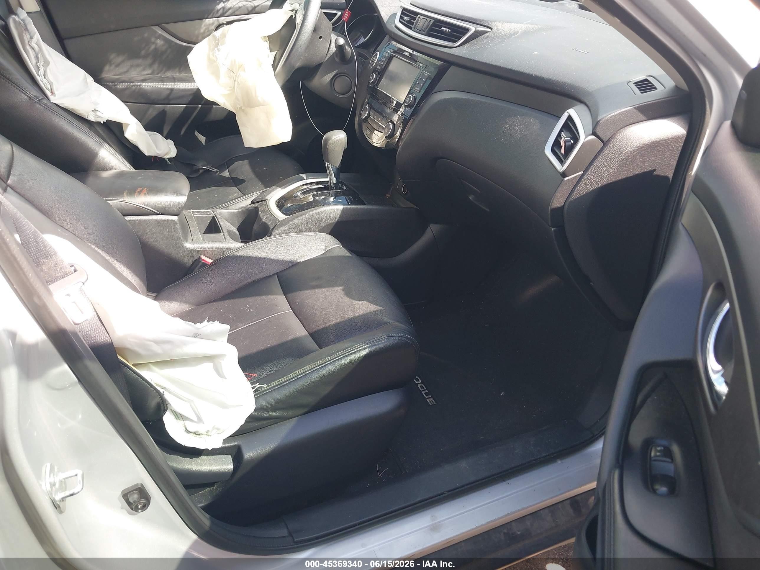 2014 Nissan Rogue Sv Gray vin: 5N1AT2MT6EC801223