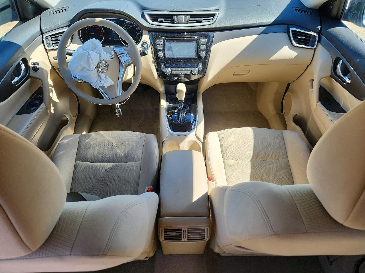 2014 Nissan Rogue Sv White vin: 5N1AT2MT6EC803053
