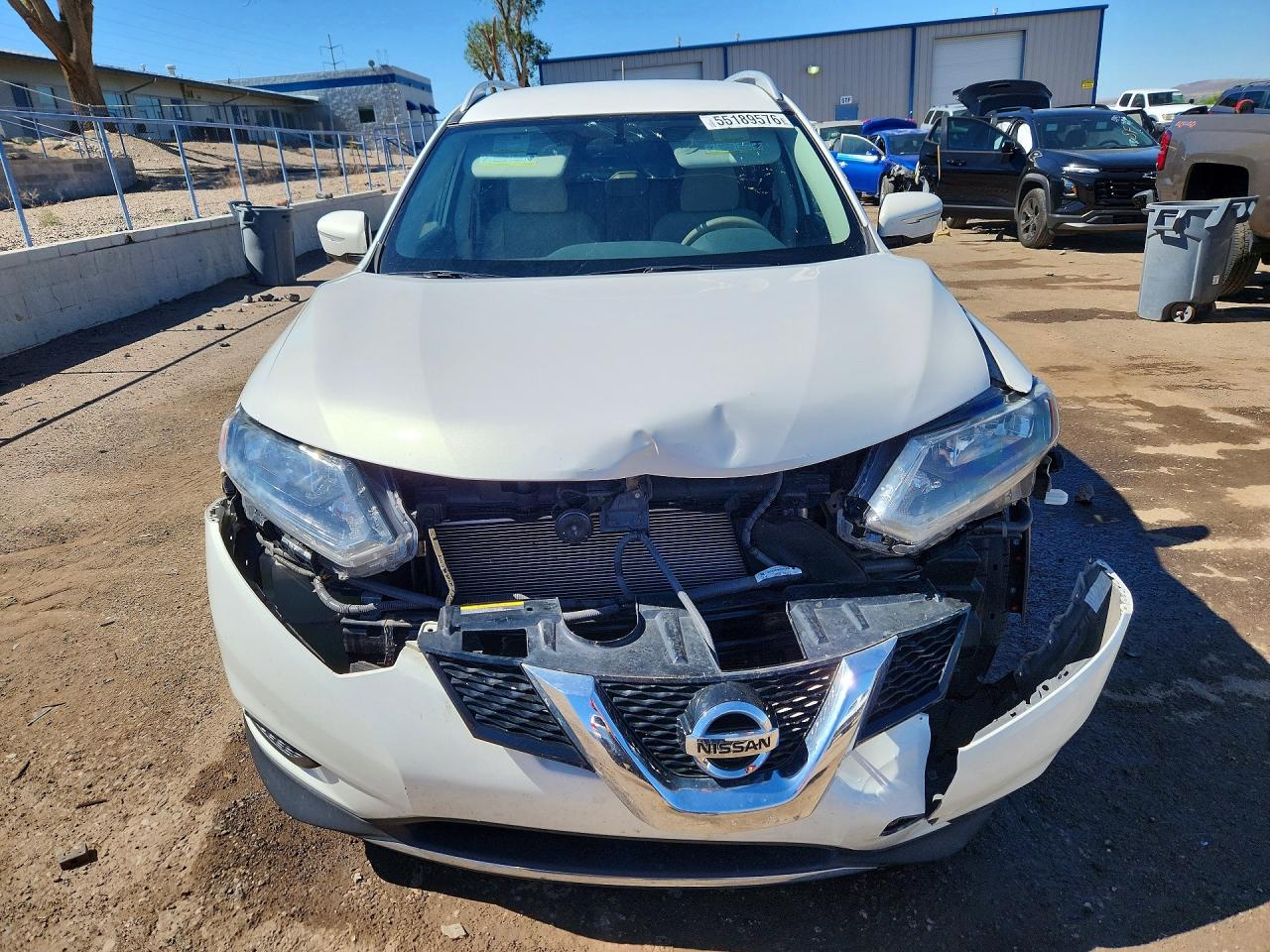 2014 Nissan Rogue Sv White vin: 5N1AT2MT6EC803053