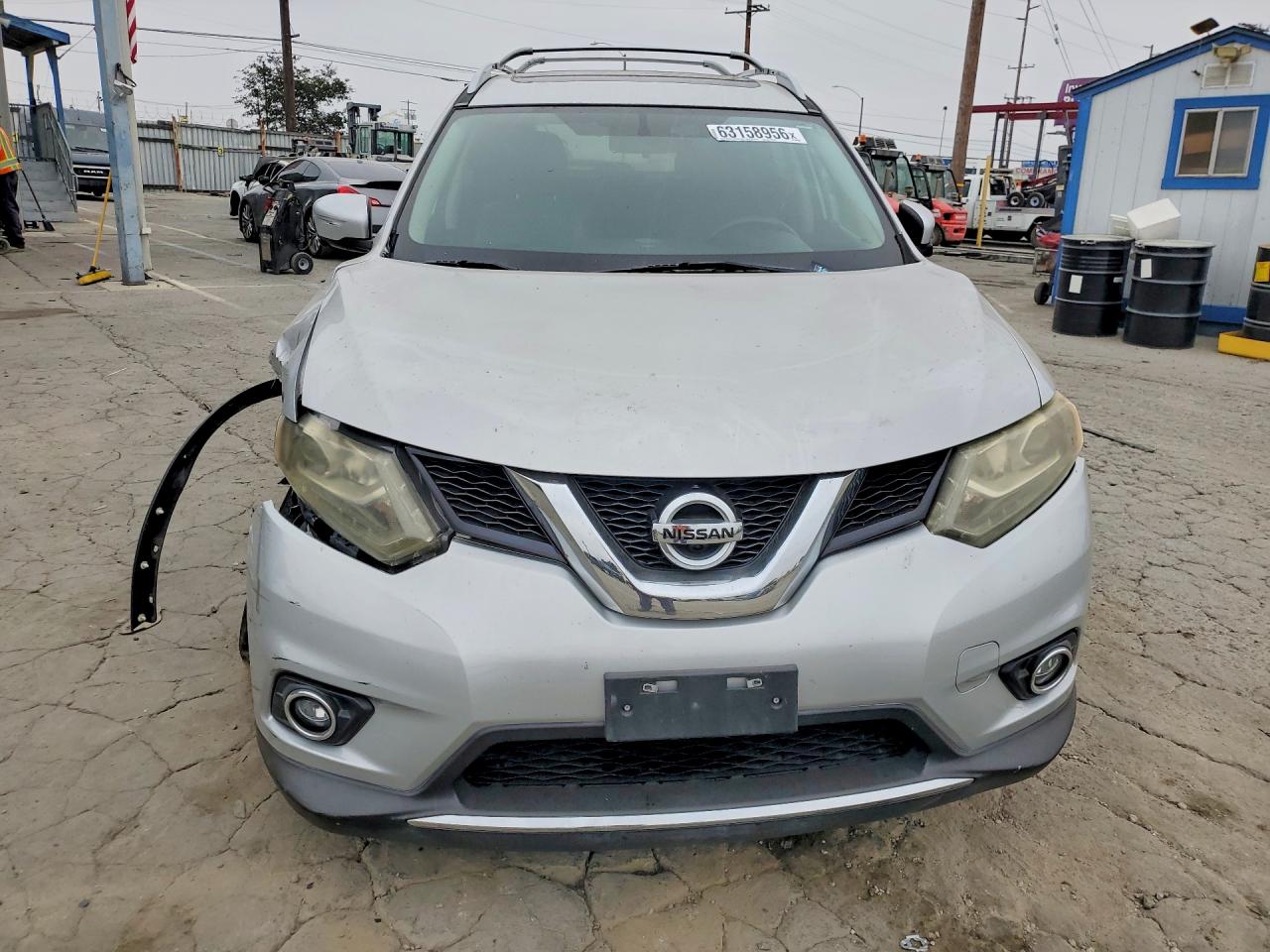 2014 Nissan Rogue S Серебряный vin: 5N1AT2MT6EC819866