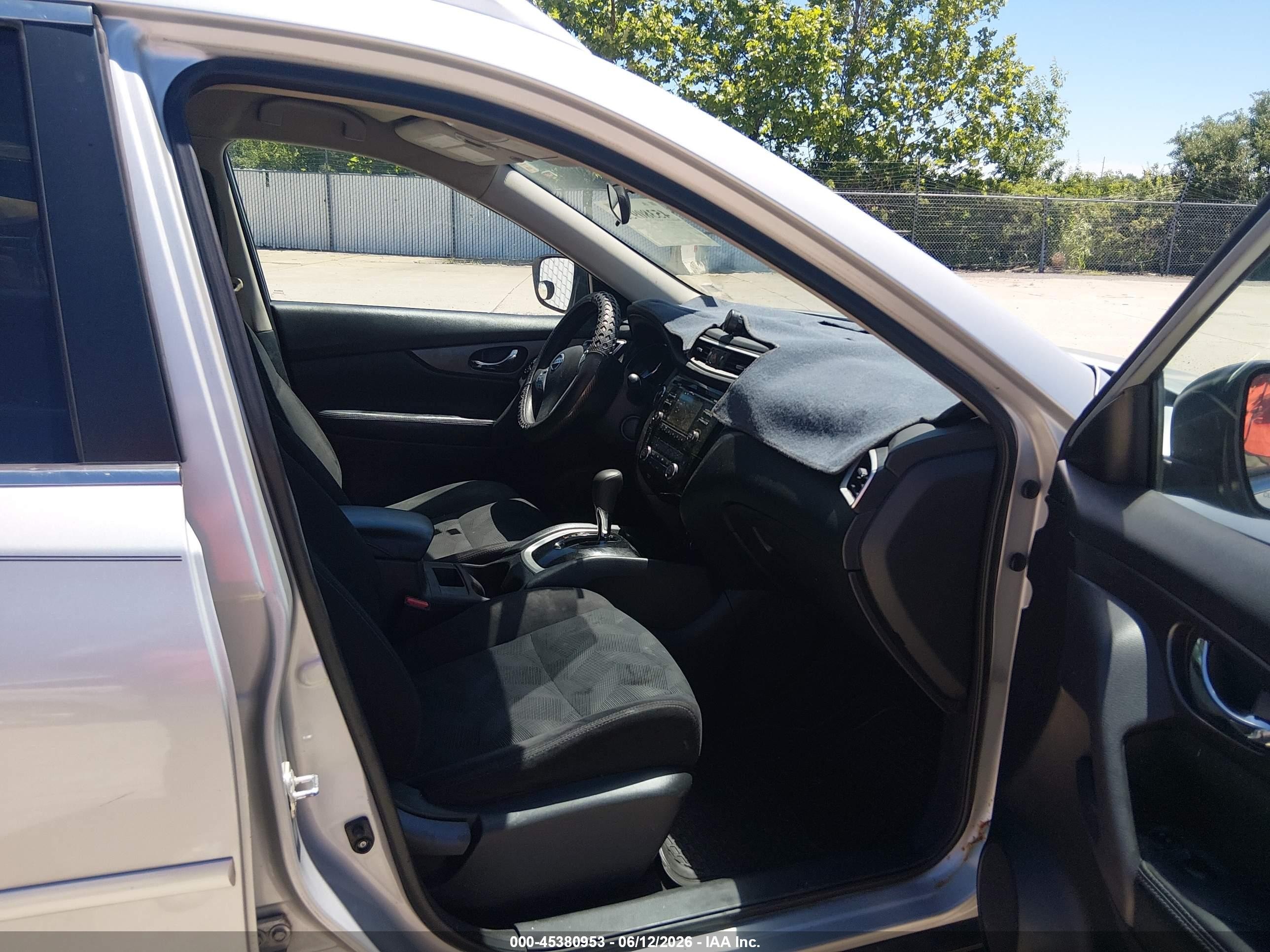2014 Nissan Rogue Sv Gray vin: 5N1AT2MT6EC823593