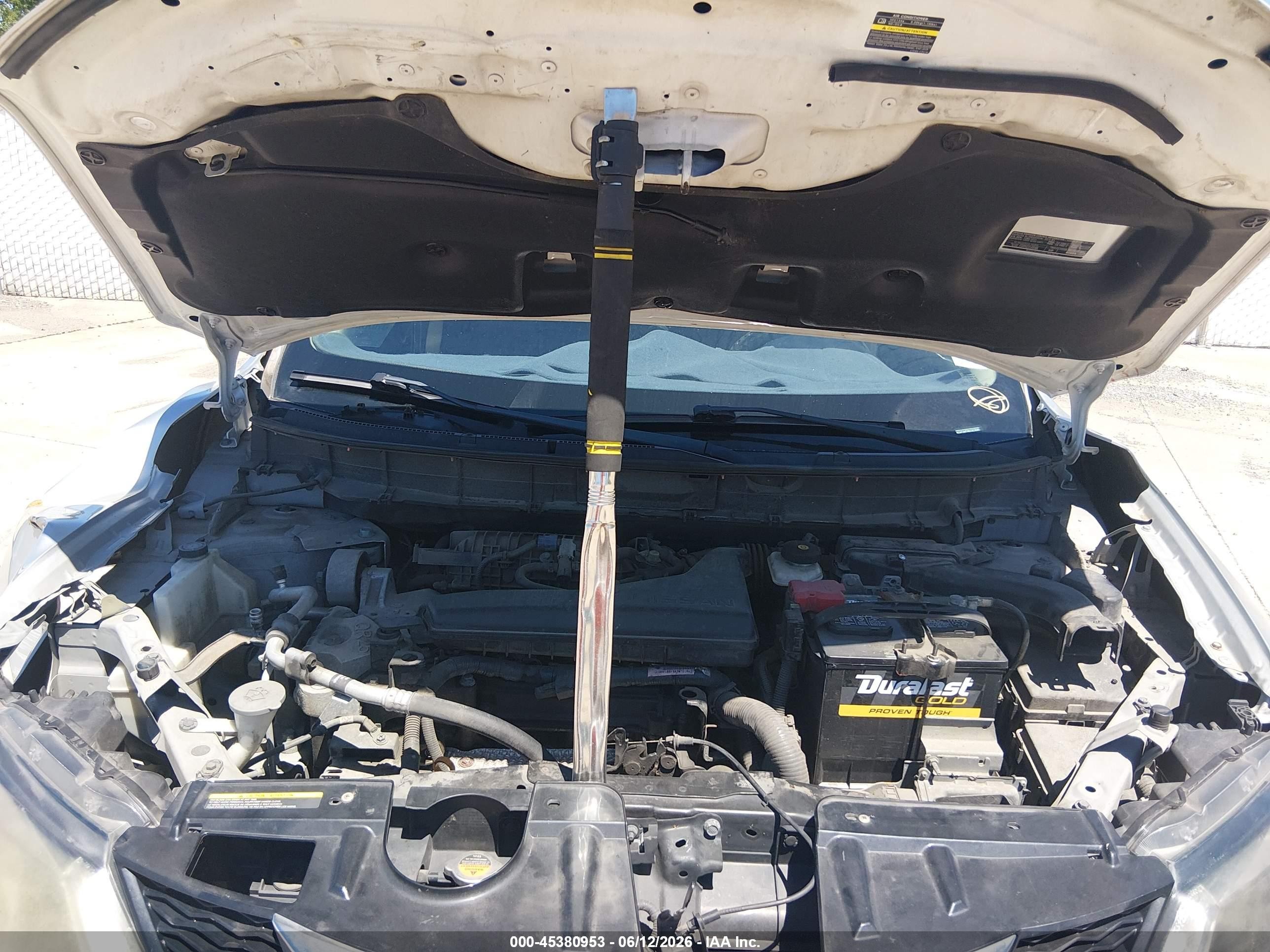 2014 Nissan Rogue Sv Gray vin: 5N1AT2MT6EC823593