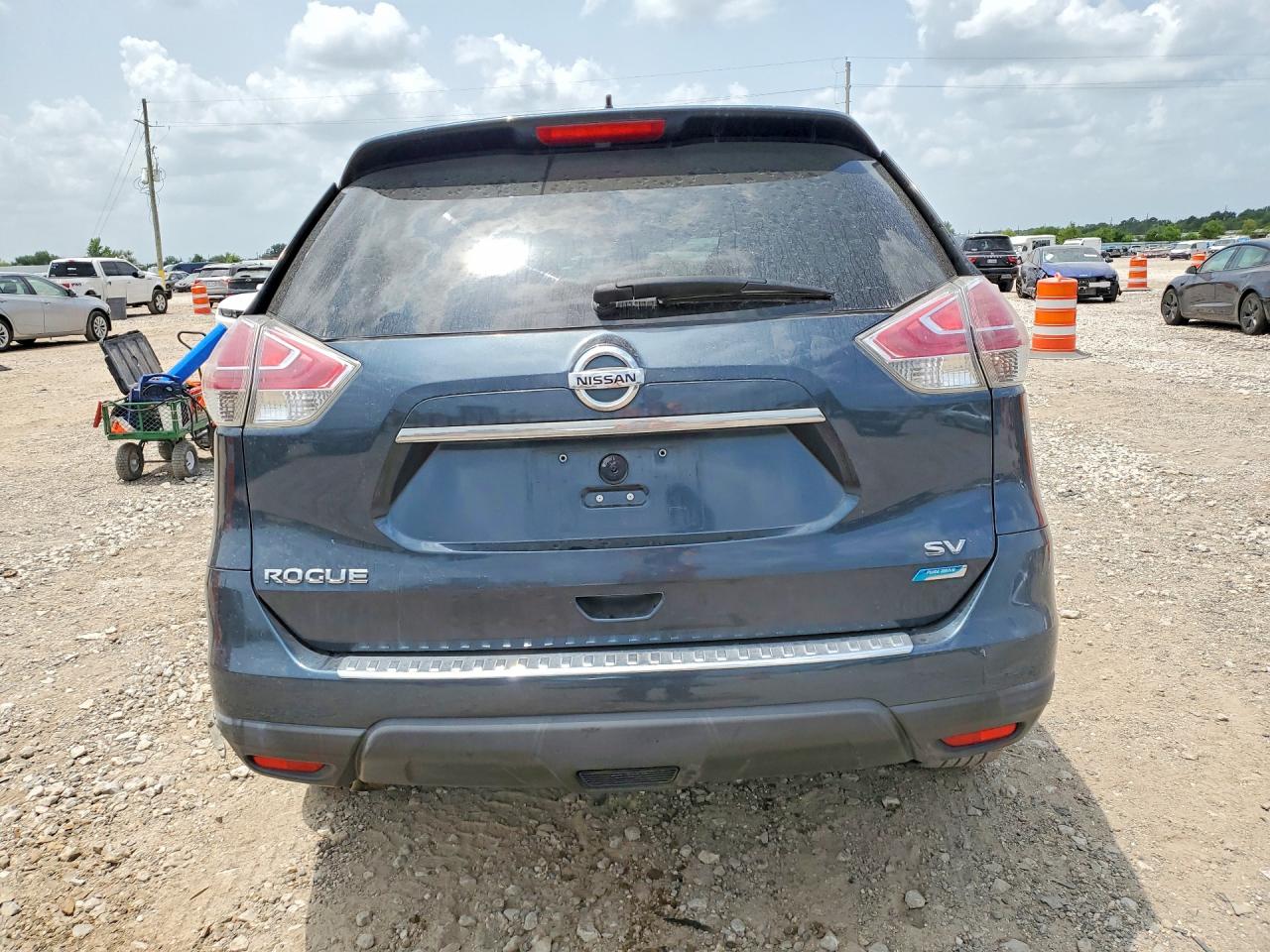 2014 Nissan Rogue Sv Blue vin: 5N1AT2MT6EC839938