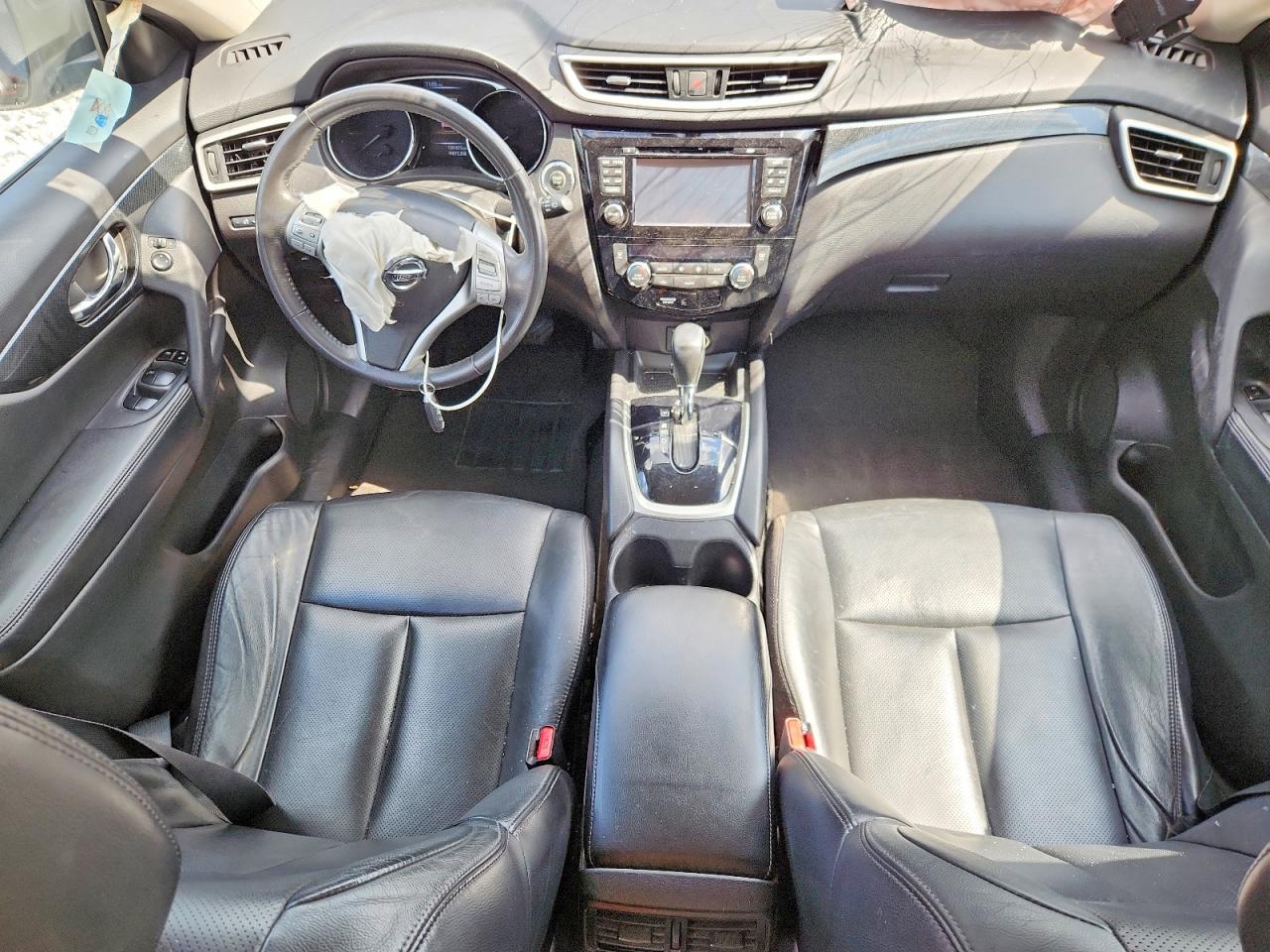 2014 Nissan Rogue Sl Black vin: 5N1AT2MT6EC842550