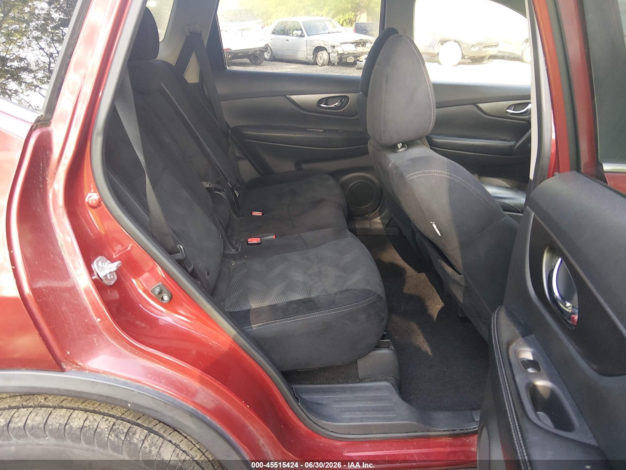 2014 Nissan Rogue Sv Красный vin: 5N1AT2MT6EC853788