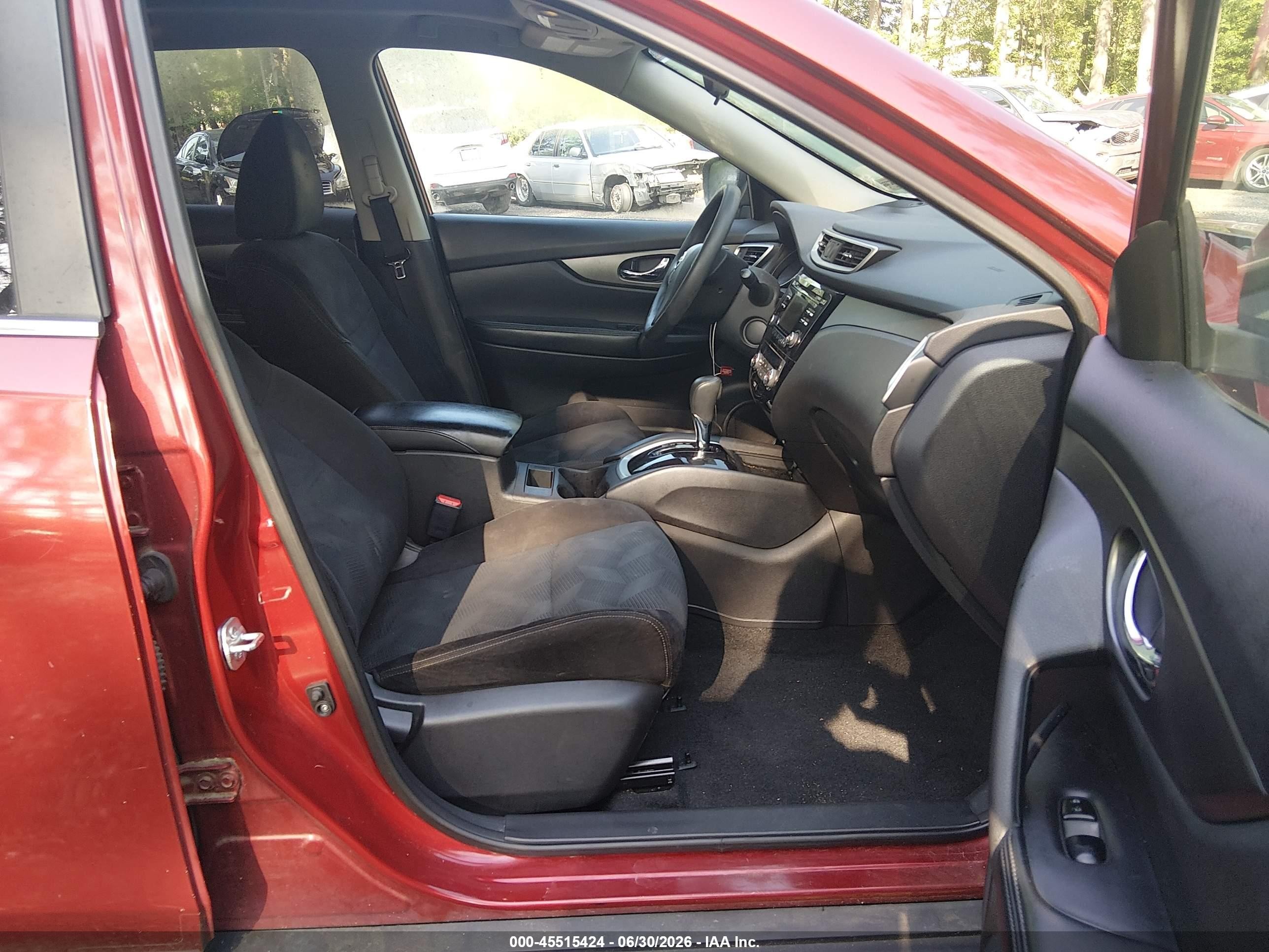 2014 Nissan Rogue Sv Красный vin: 5N1AT2MT6EC853788