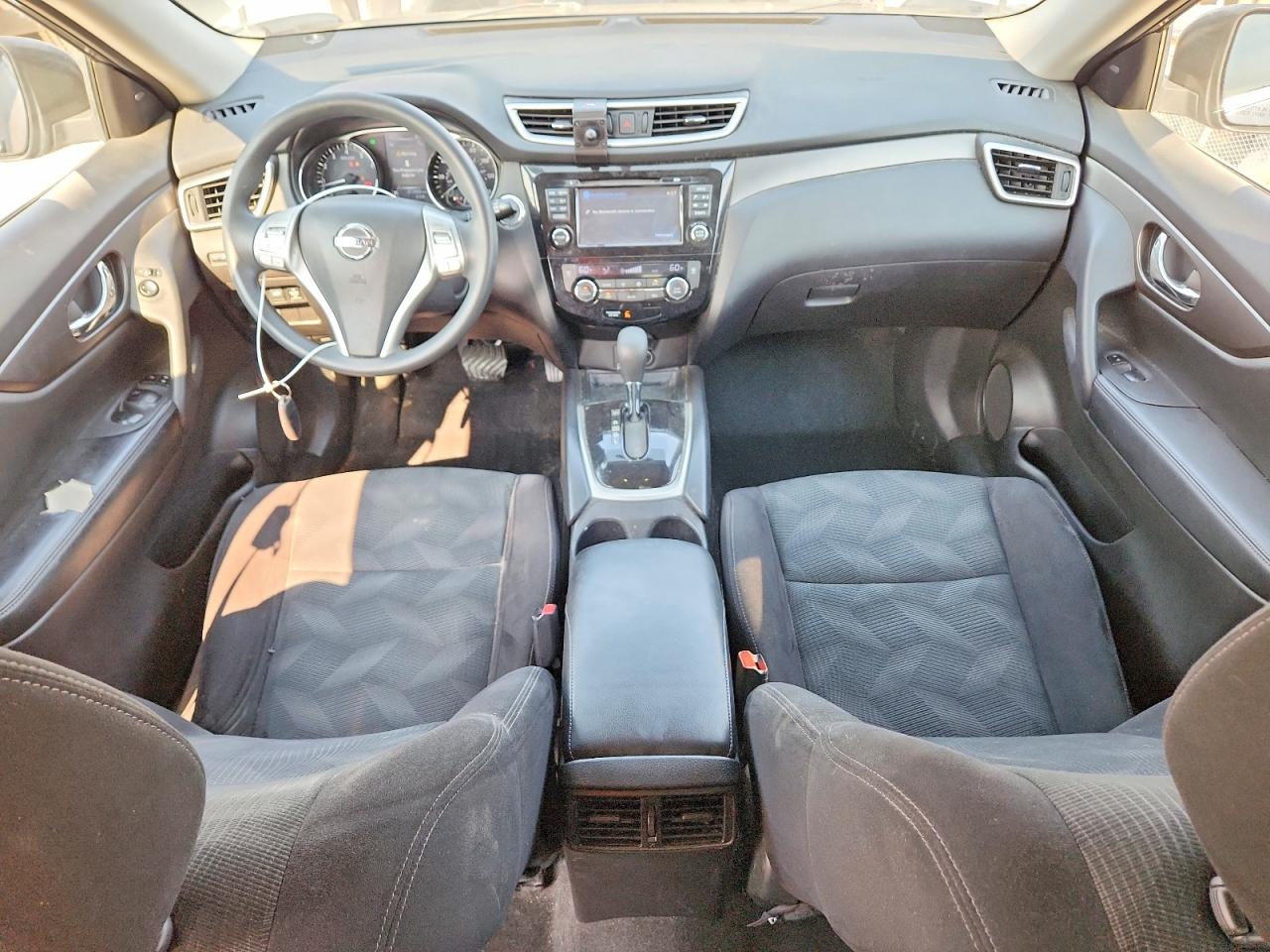 2014 Nissan Rogue Sv Silver vin: 5N1AT2MT6EC856271