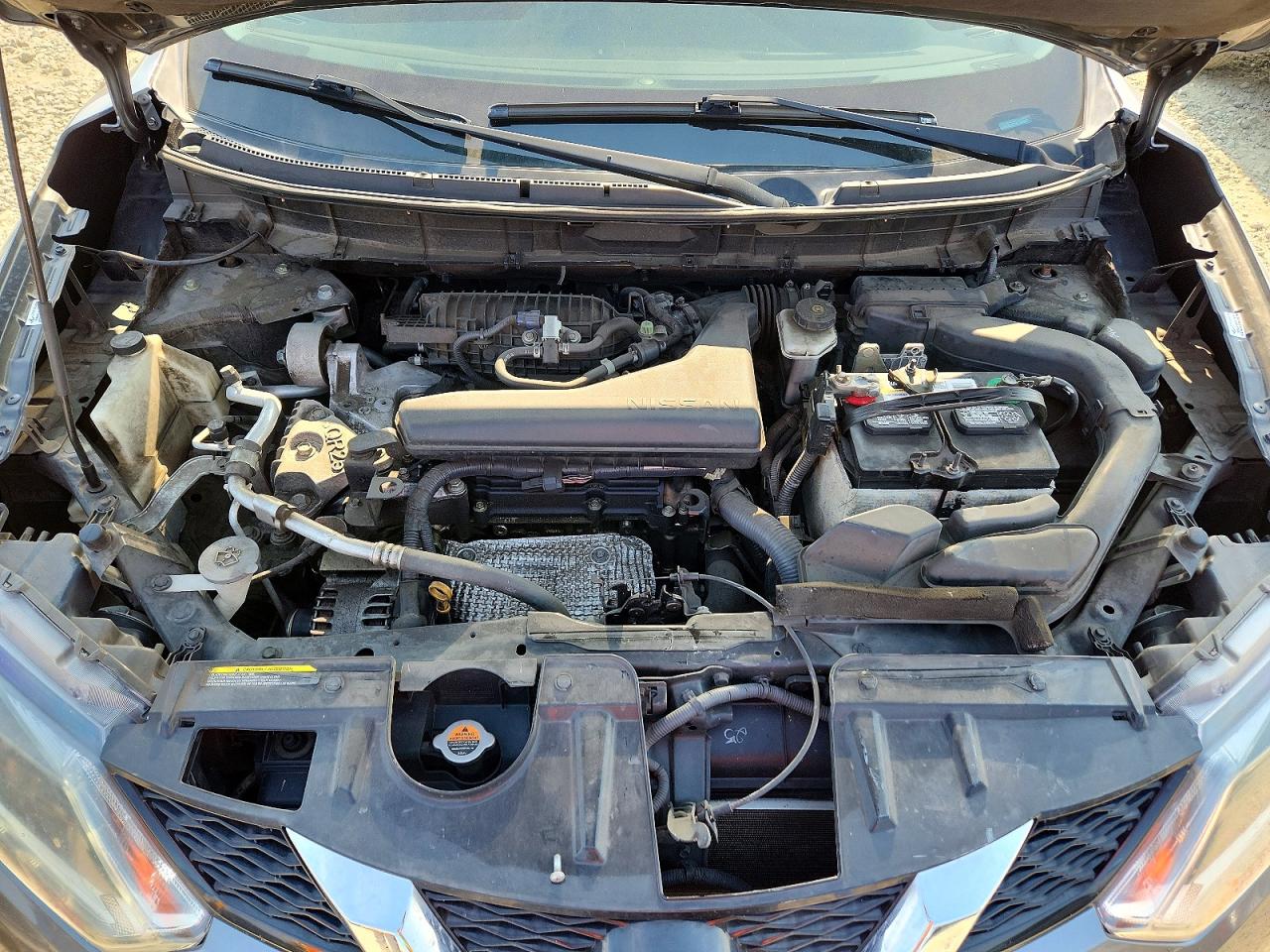 2014 Nissan Rogue Sv Silver vin: 5N1AT2MT6EC856271