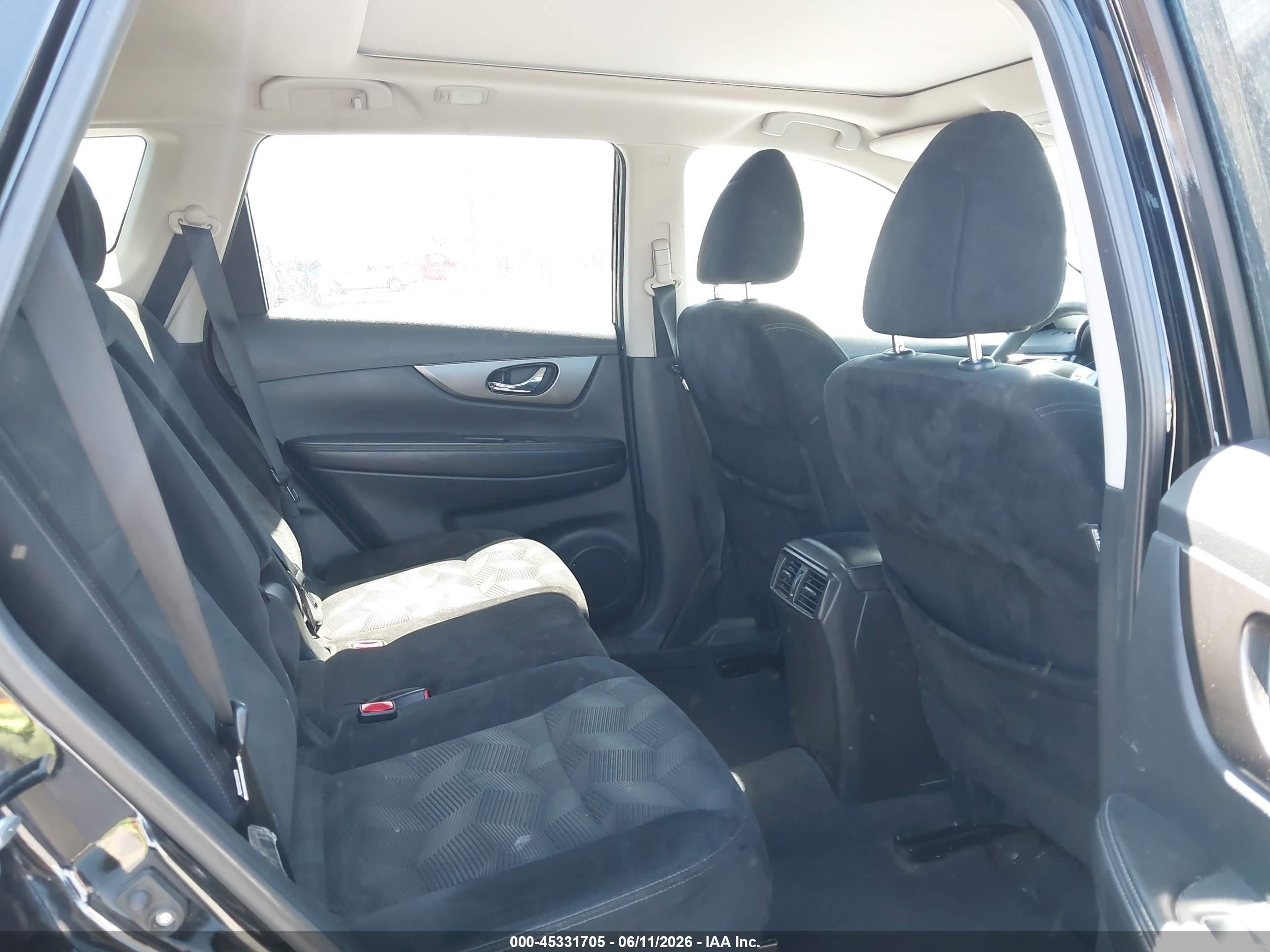 2014 Nissan Rogue S/sl/sv Black vin: 5N1AT2MT6EC859459