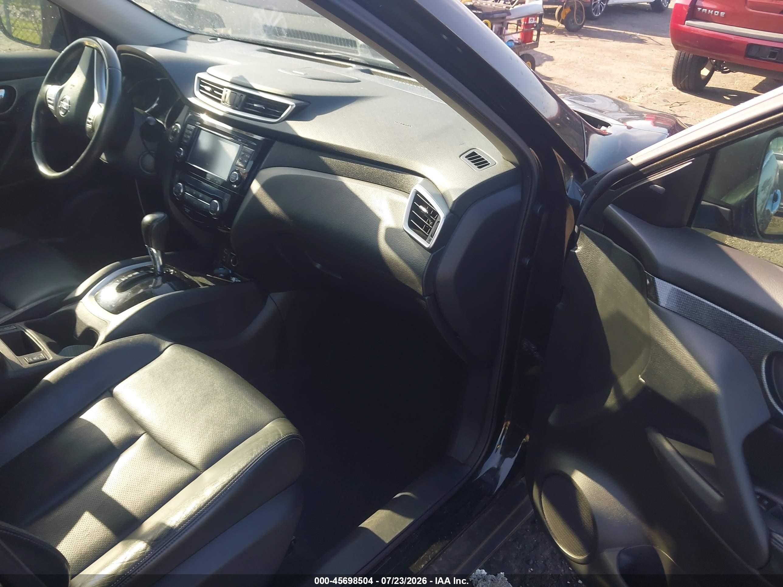 2015 Nissan Rogue Sl Green vin: 5N1AT2MT6FC765566