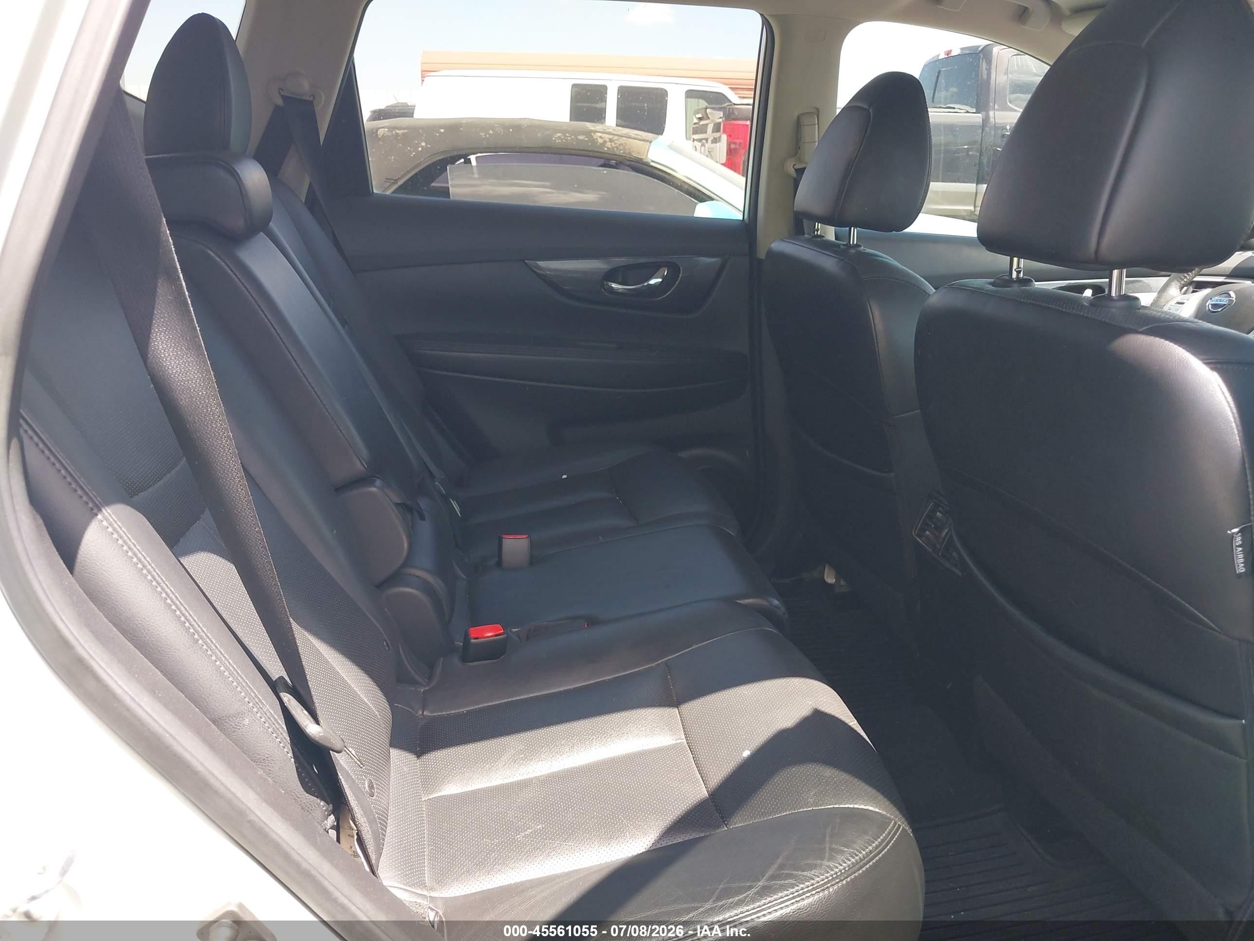 2015 Nissan Rogue Sl Silver vin: 5N1AT2MT6FC844526