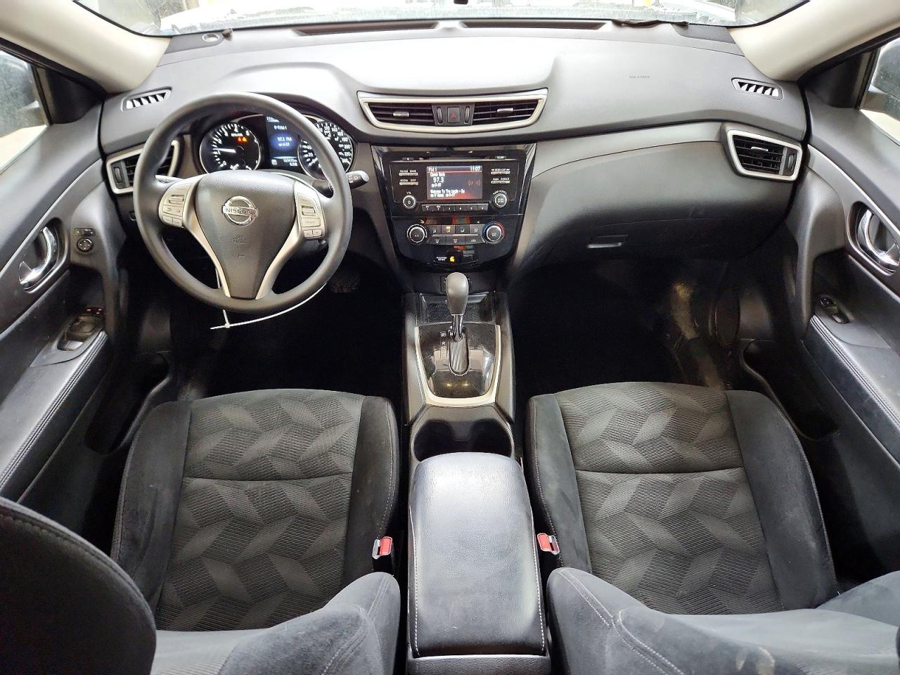 2015 Nissan Rogue S Gray vin: 5N1AT2MT6FC866574