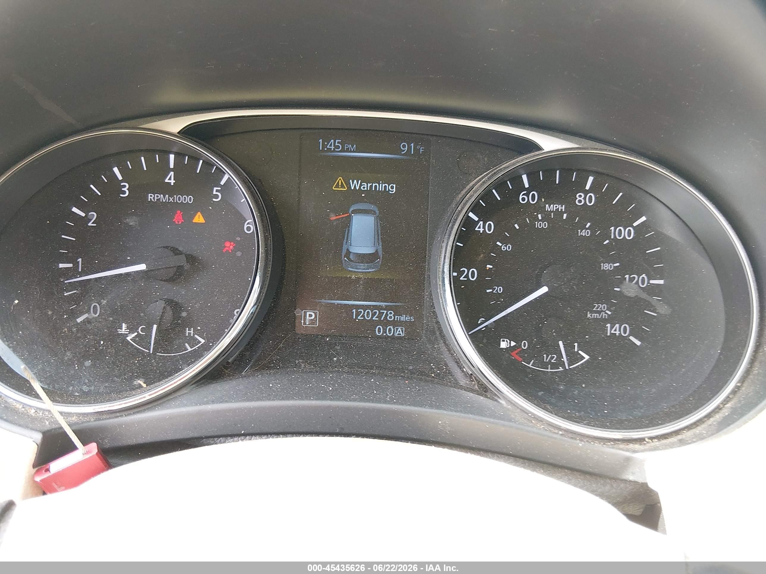 2015 Nissan Rogue Sl Red vin: 5N1AT2MT6FC869412