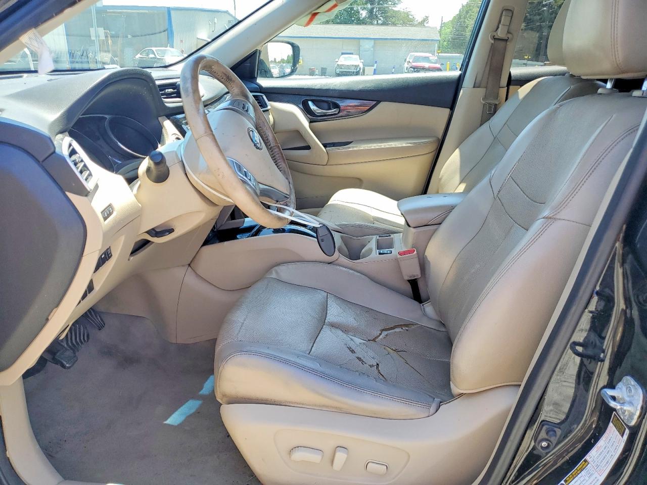 2015 Nissan Rogue Sl Черный vin: 5N1AT2MT6FC897209