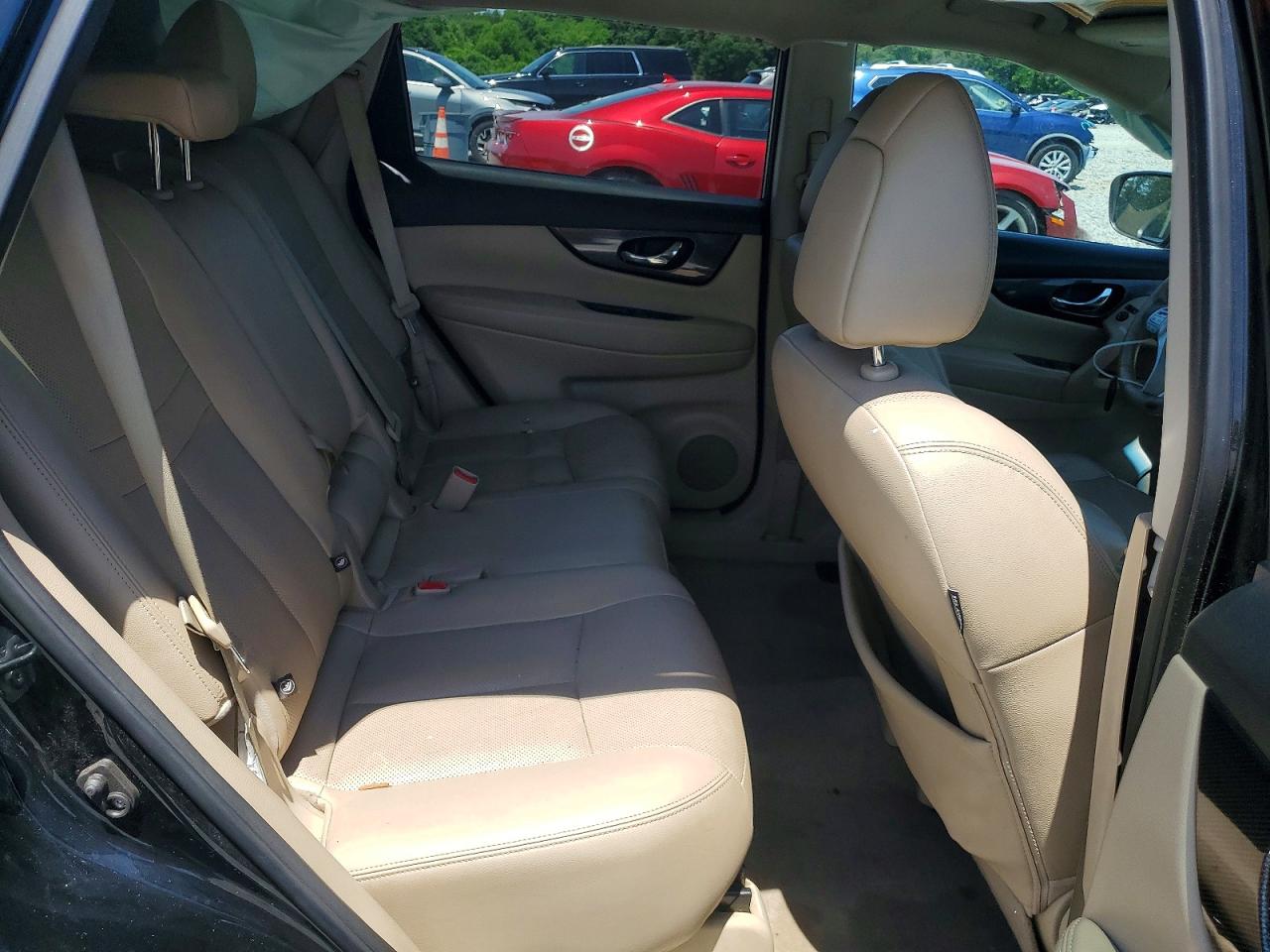 2015 Nissan Rogue Sl Черный vin: 5N1AT2MT6FC897209