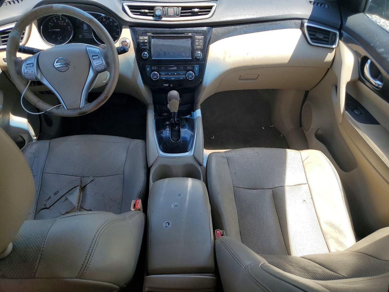 2015 Nissan Rogue Sl Черный vin: 5N1AT2MT6FC897209