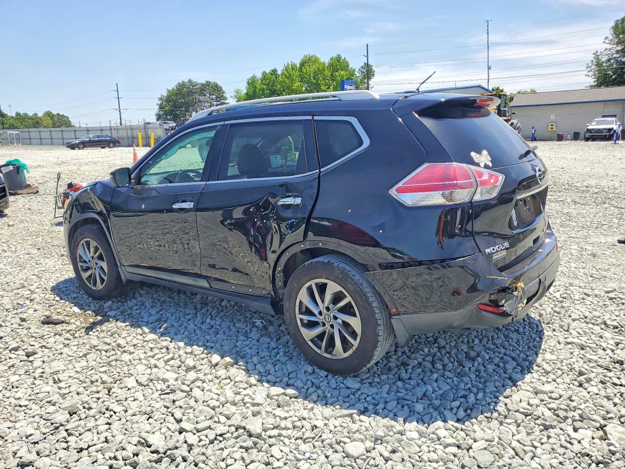 2015 Nissan Rogue Sl Черный vin: 5N1AT2MT6FC897209