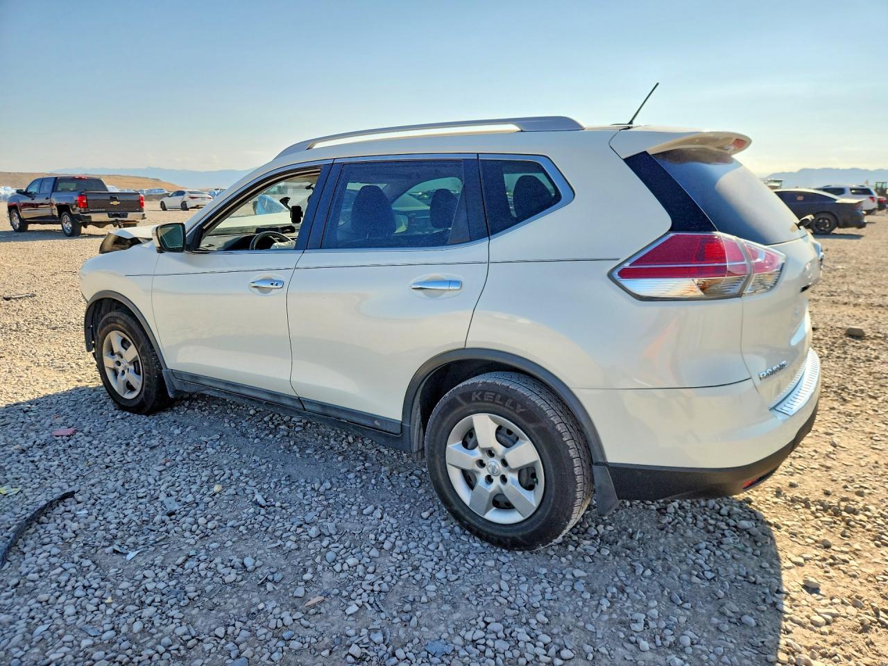 2016 Nissan Rogue Sl White vin: 5N1AT2MT6GC851798