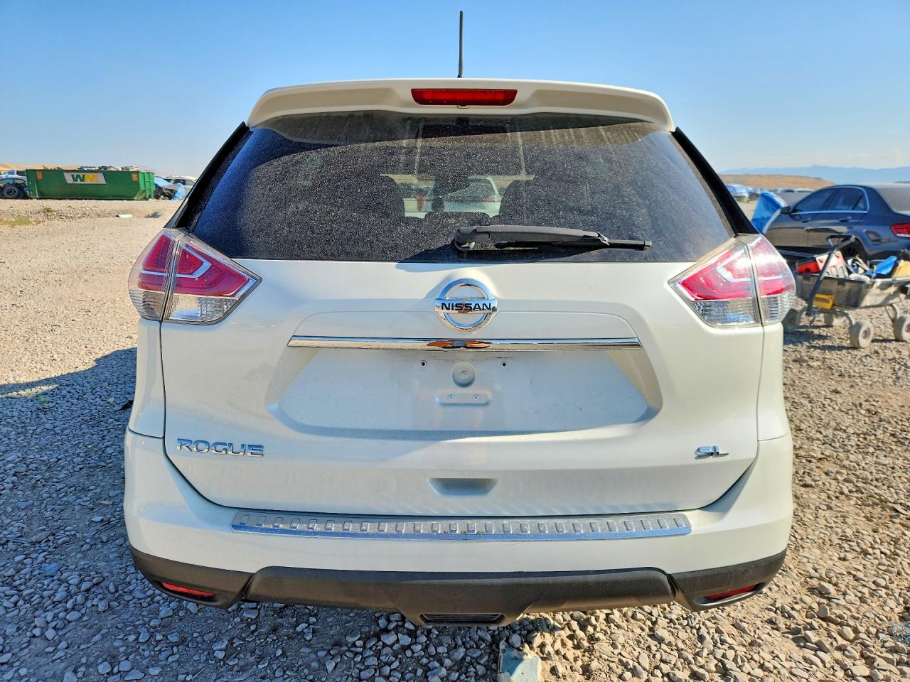 2016 Nissan Rogue Sl White vin: 5N1AT2MT6GC851798