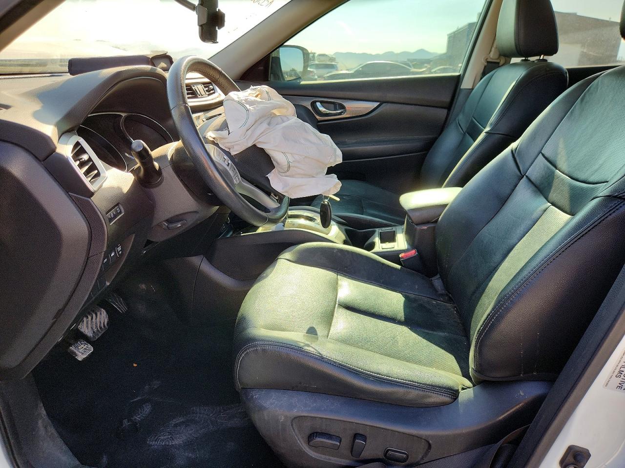 2016 Nissan Rogue Sl White vin: 5N1AT2MT6GC851798