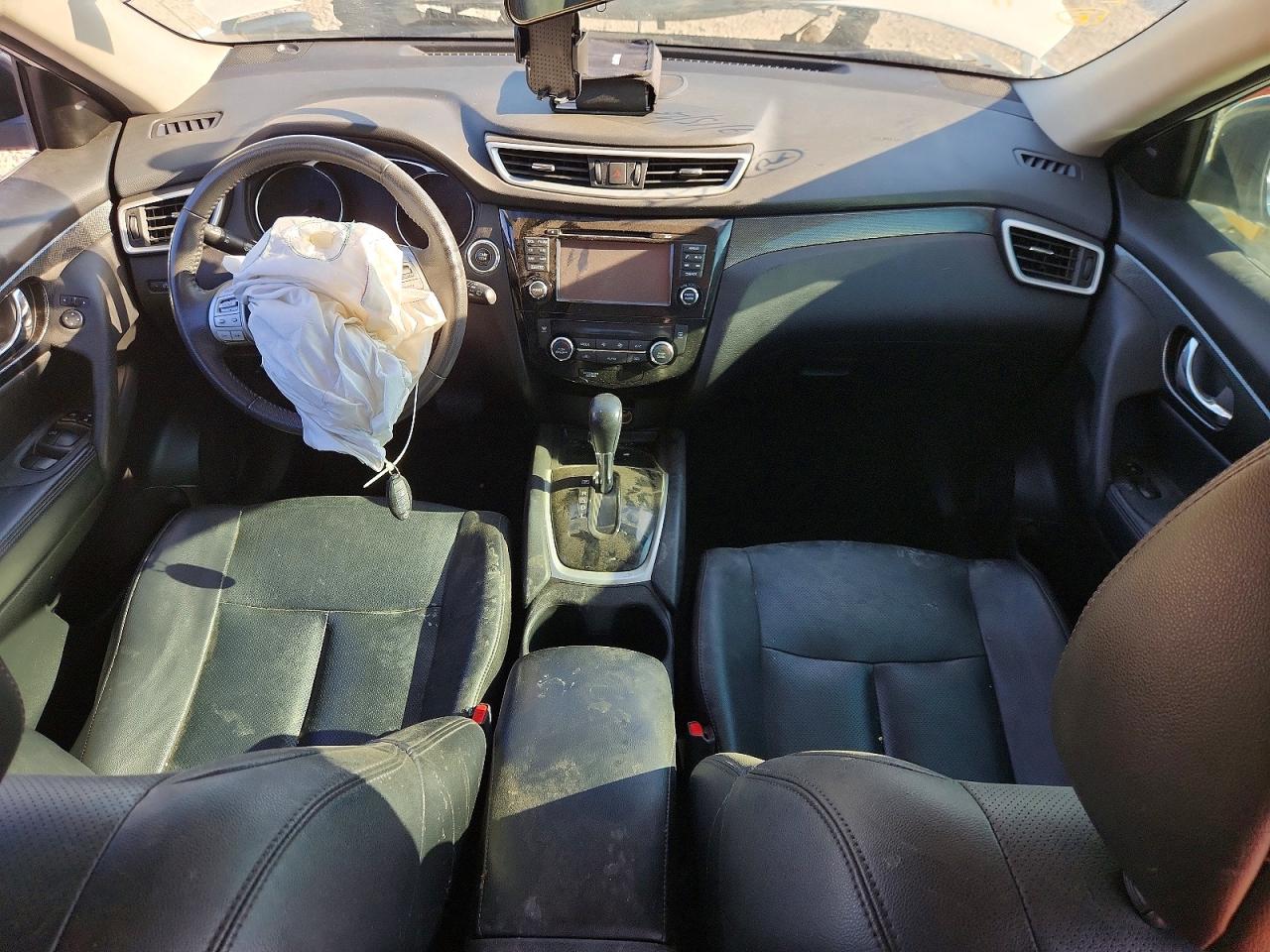 2016 Nissan Rogue Sl White vin: 5N1AT2MT6GC851798
