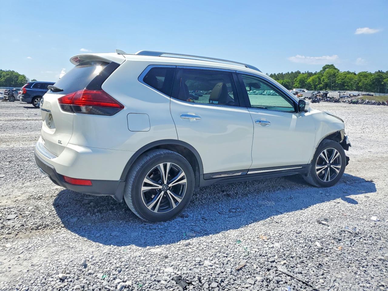 2017 Nissan Rogue Sl White vin: 5N1AT2MT6HC764677