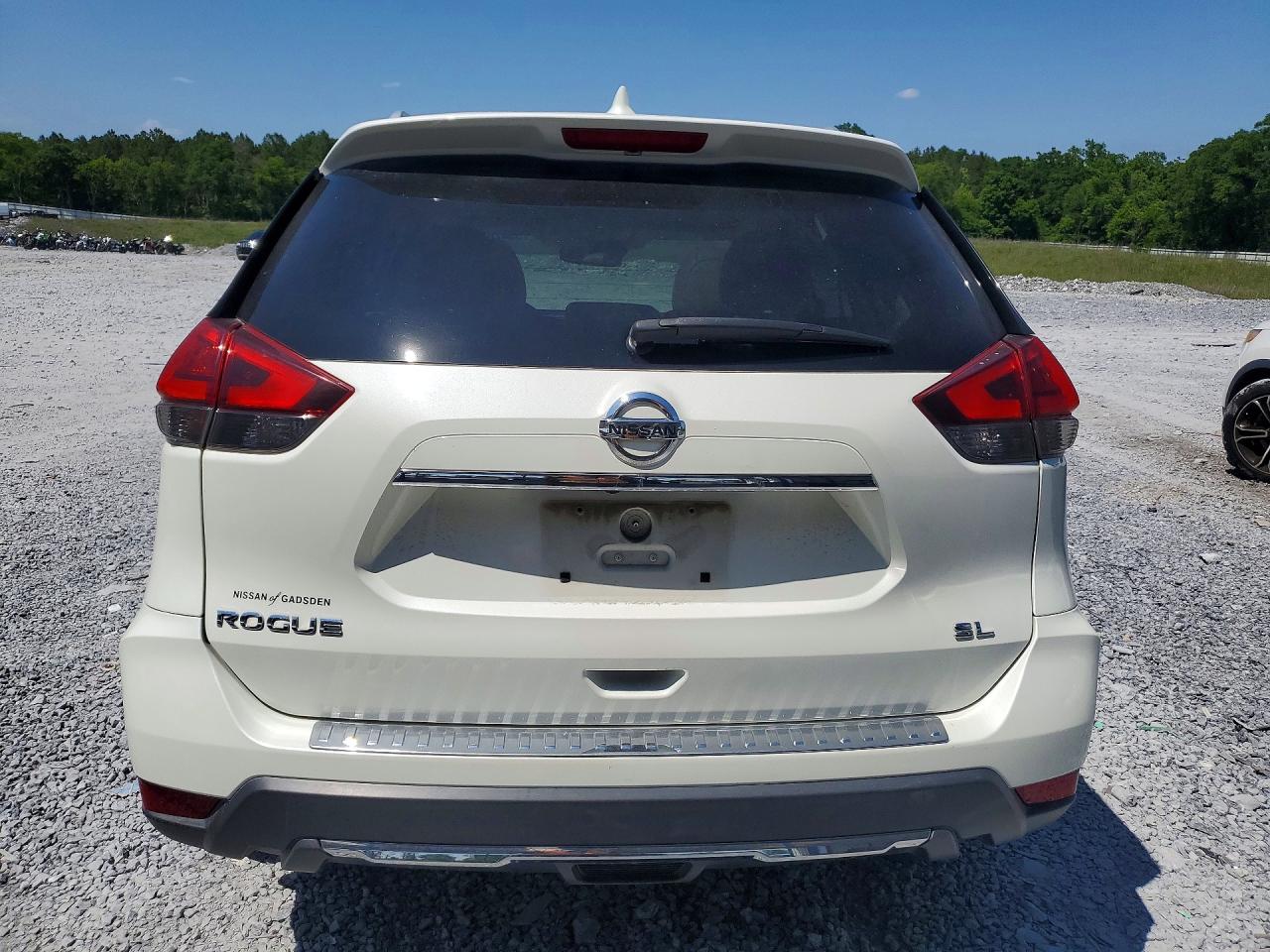 2017 Nissan Rogue Sl White vin: 5N1AT2MT6HC764677
