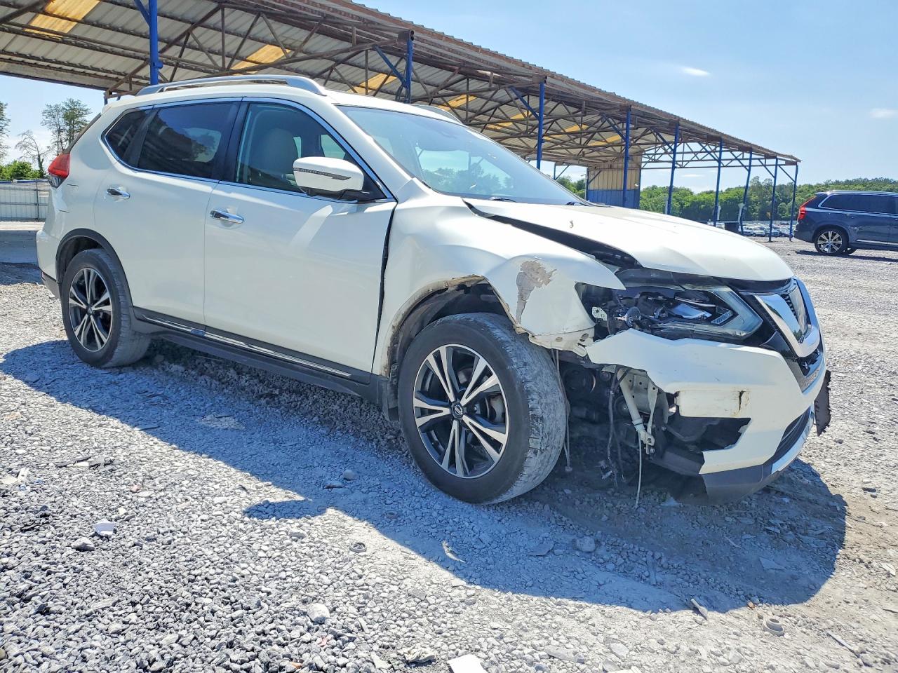 2017 Nissan Rogue Sl White vin: 5N1AT2MT6HC764677