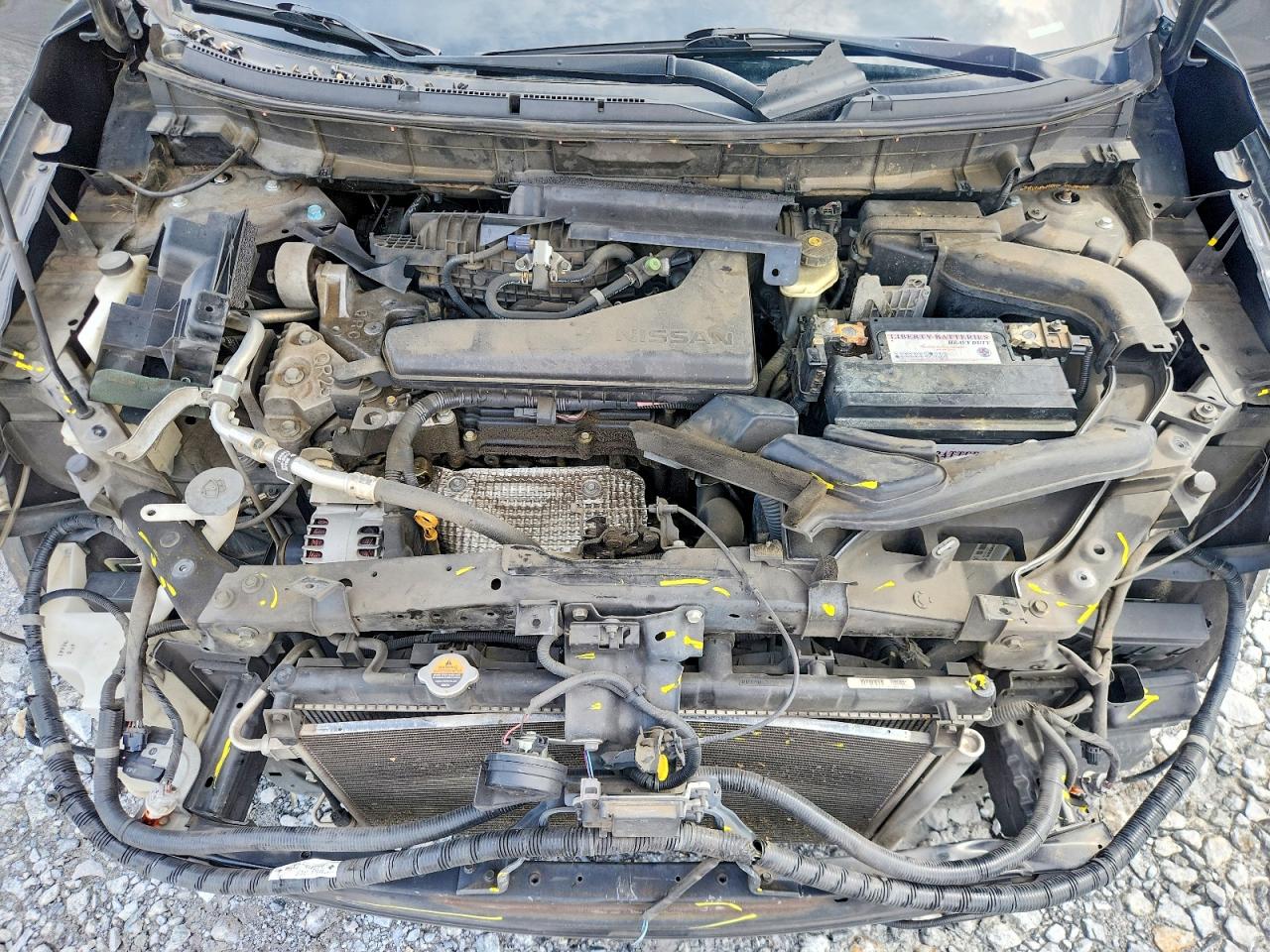 2017 Nissan Rogue Sl Черный vin: 5N1AT2MT6HC887766
