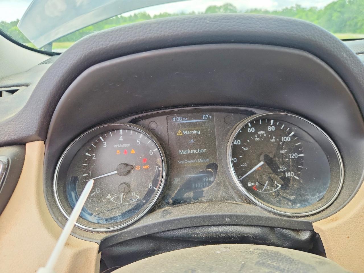 2017 Nissan Rogue Sl Черный vin: 5N1AT2MT6HC887766