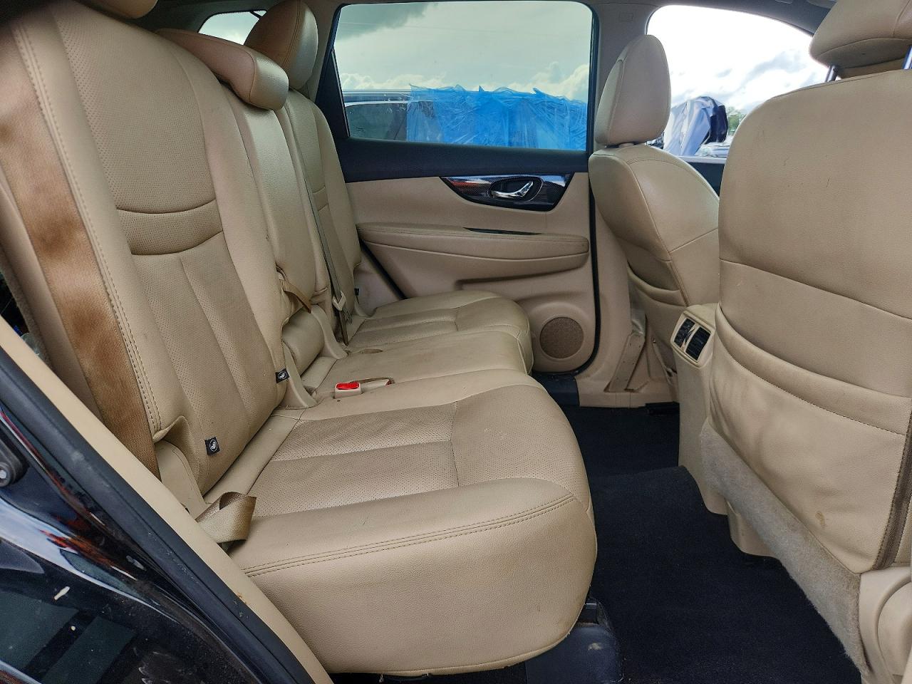 2017 Nissan Rogue Sl Черный vin: 5N1AT2MT6HC887766