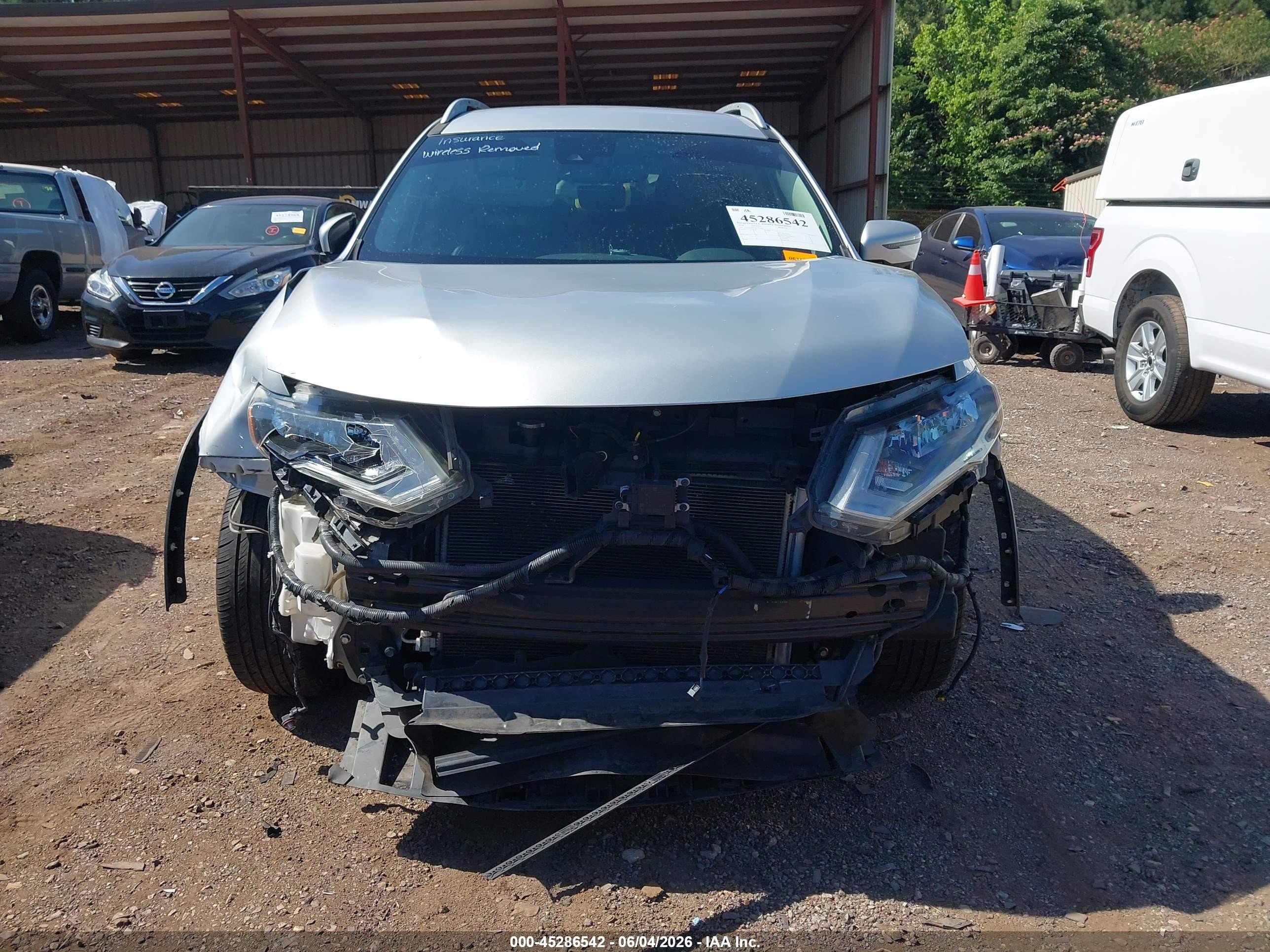 2018 Nissan Rogue Sl Silver vin: 5N1AT2MT6JC793490