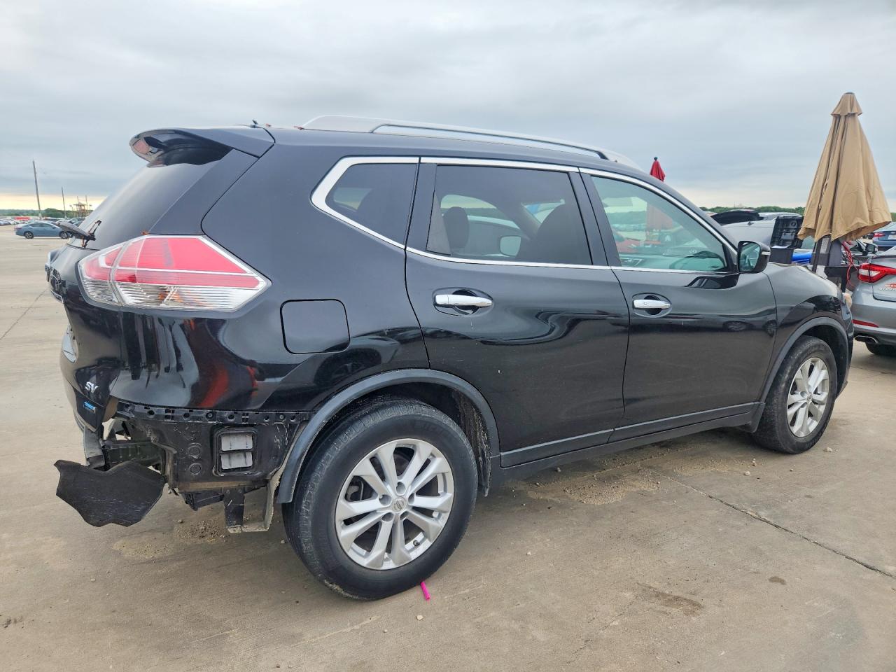 2014 Nissan Rogue Sv Black vin: 5N1AT2MT7EC759113