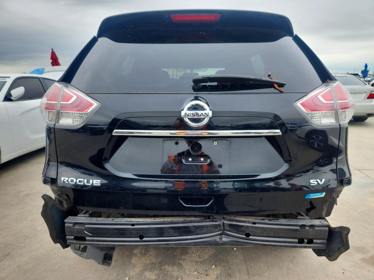 2014 Nissan Rogue Sv Black vin: 5N1AT2MT7EC759113