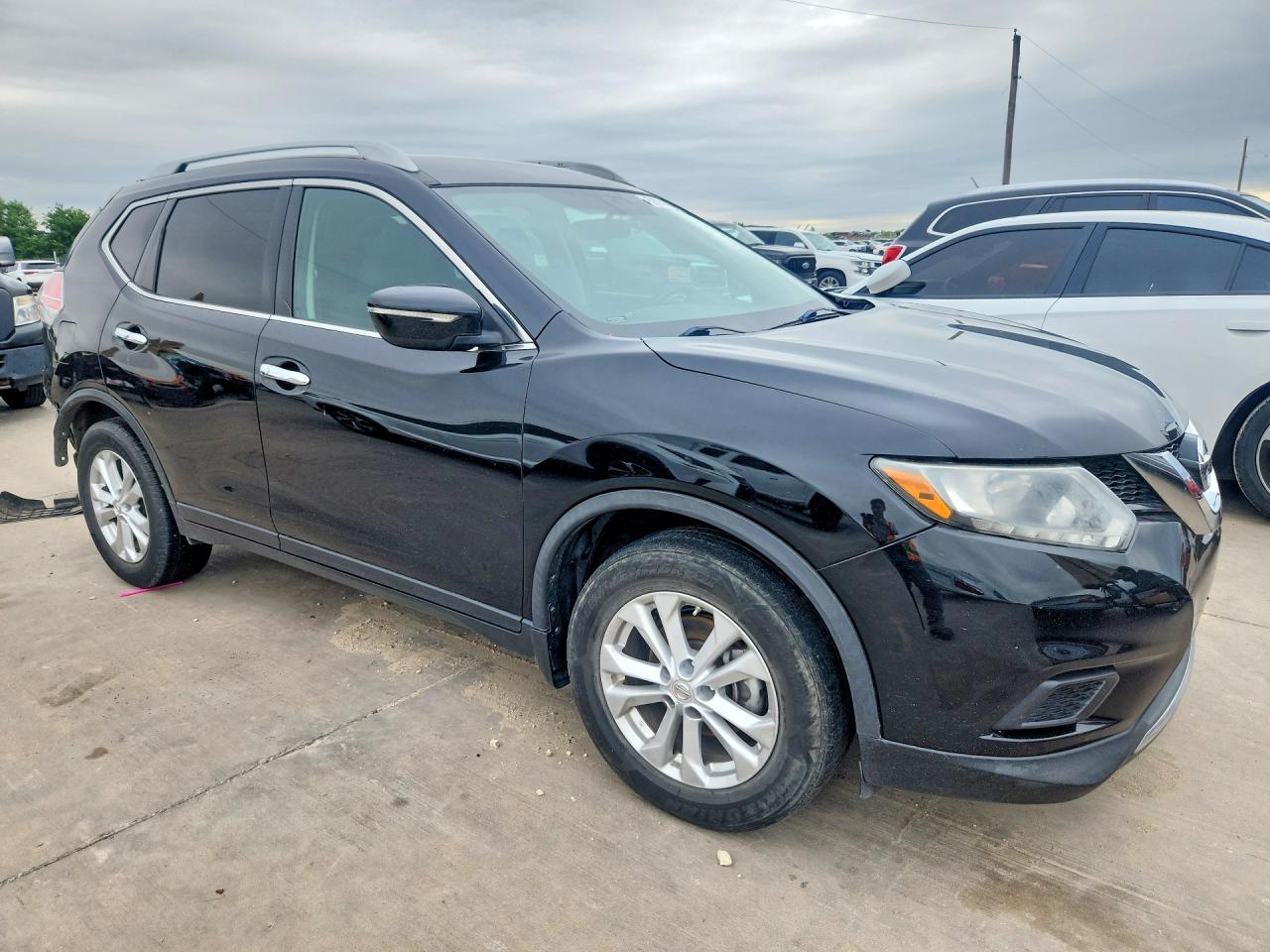 2014 Nissan Rogue Sv Black vin: 5N1AT2MT7EC759113