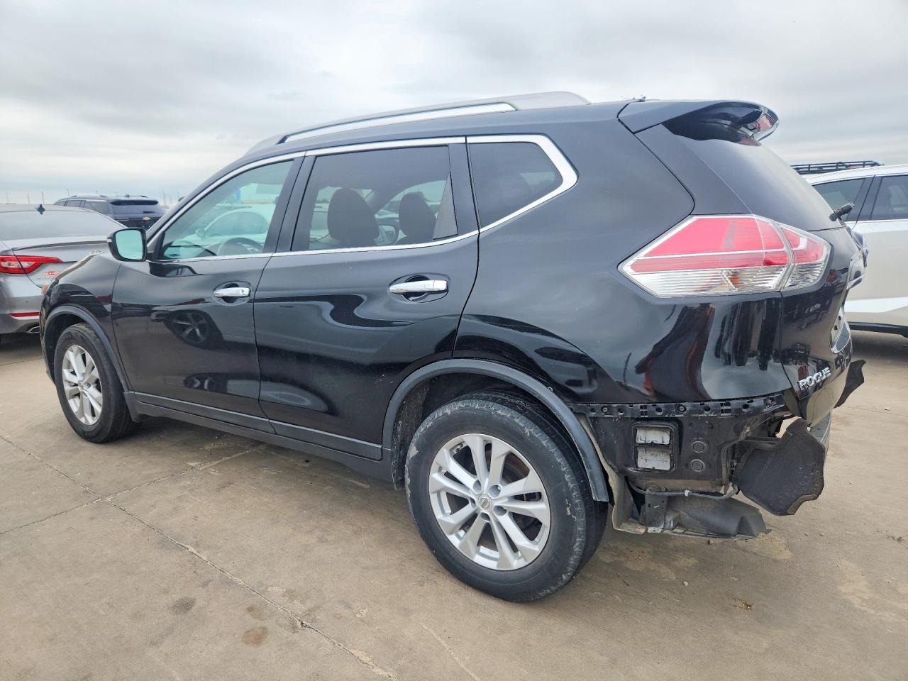 2014 Nissan Rogue Sv Black vin: 5N1AT2MT7EC759113