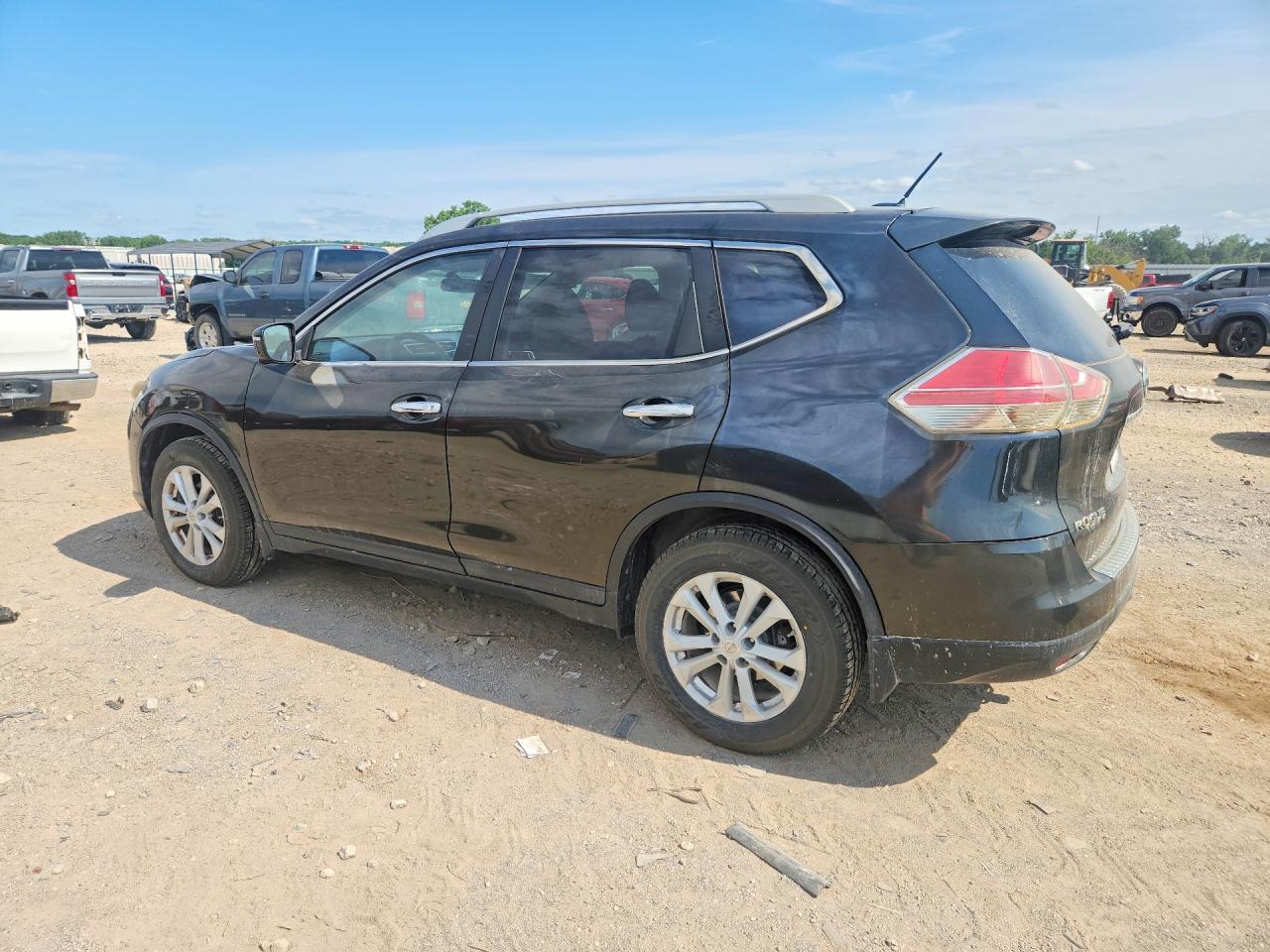 2014 Nissan Rogue Sv Серый vin: 5N1AT2MT7EC780463