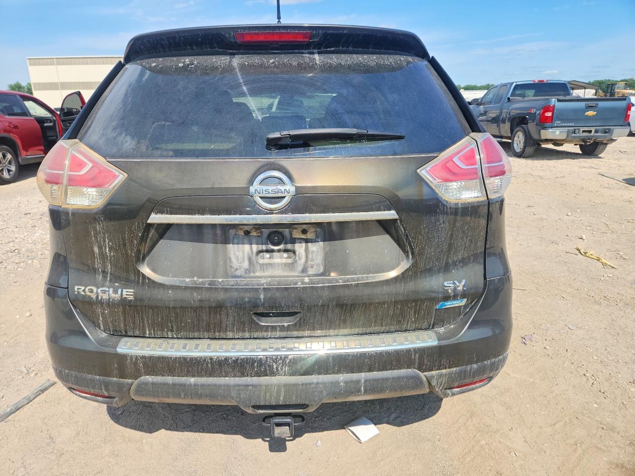 2014 Nissan Rogue Sv Серый vin: 5N1AT2MT7EC780463