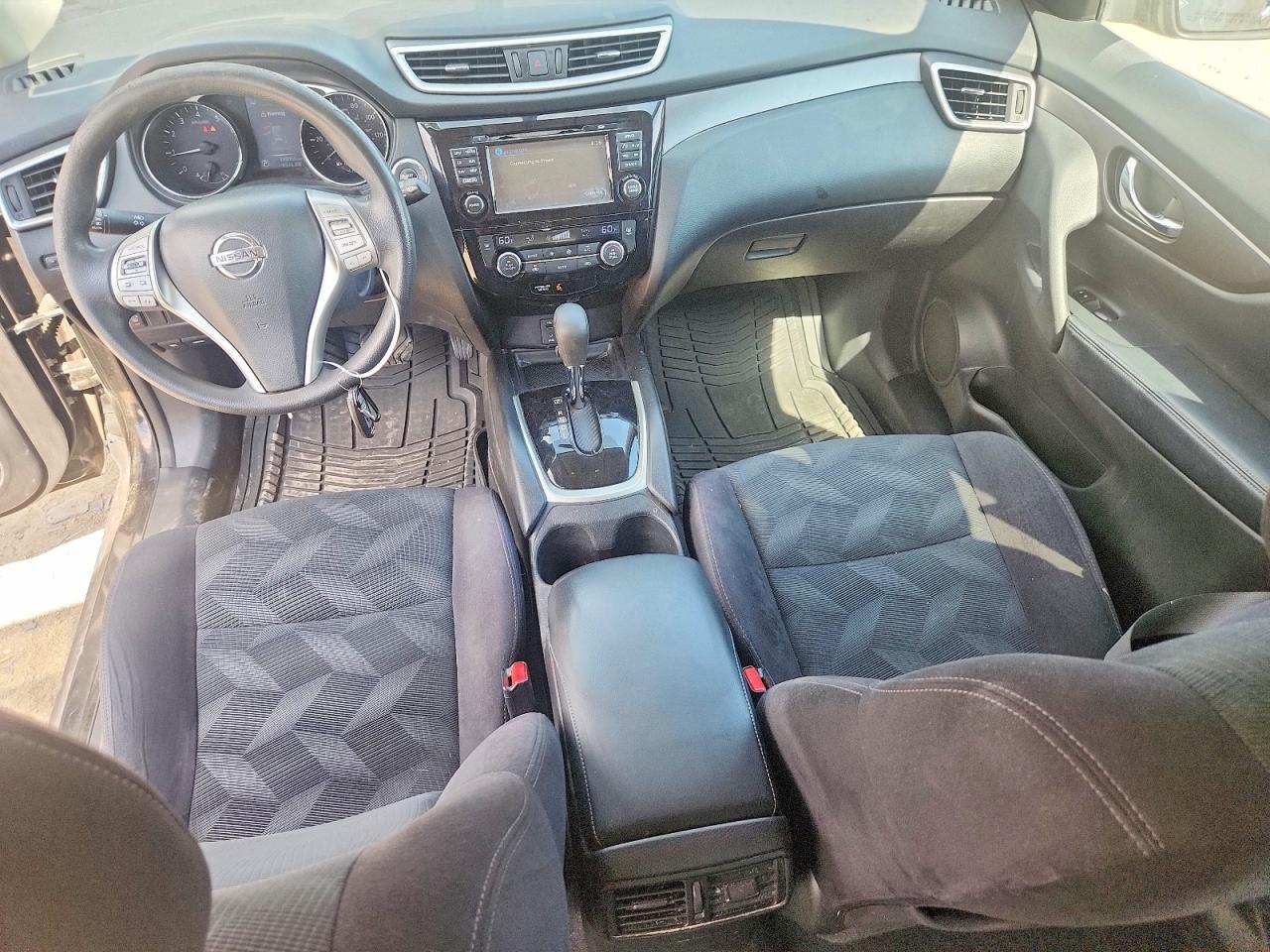 2014 Nissan Rogue Sv Серый vin: 5N1AT2MT7EC780463